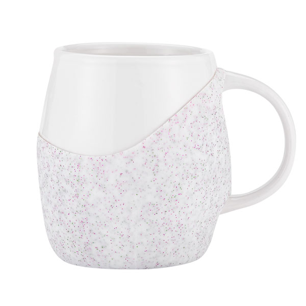 14 oz Rotunda with Glitter Band Mug 10