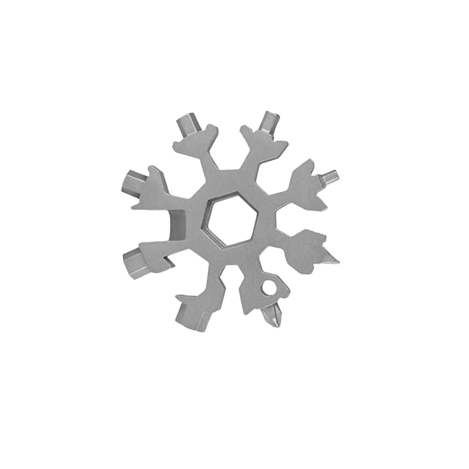 Saker 18-in-1 Snowflake Multi Tool Christmas Gift Keychain 1