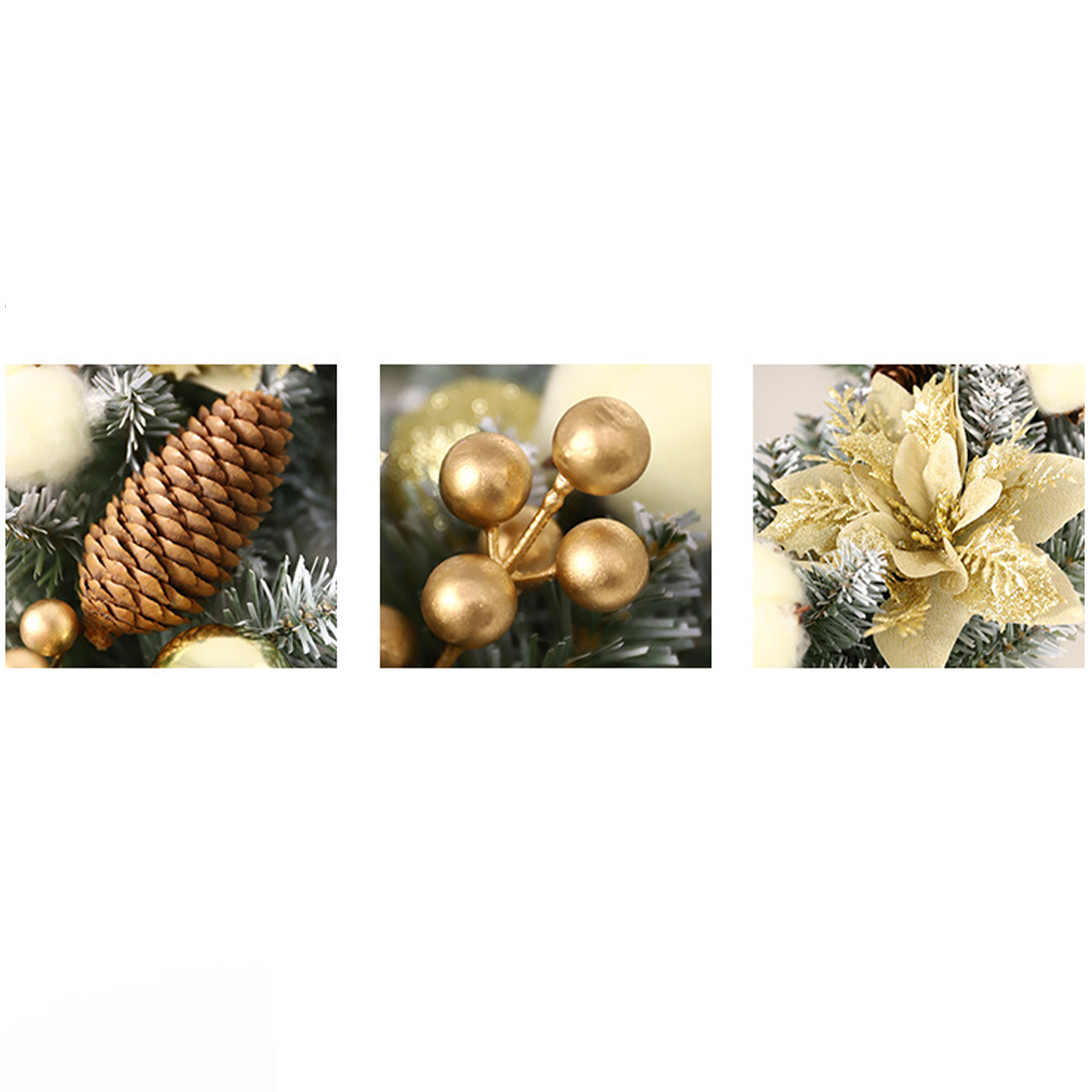 Front Door Lighted Wreath Decorations 6