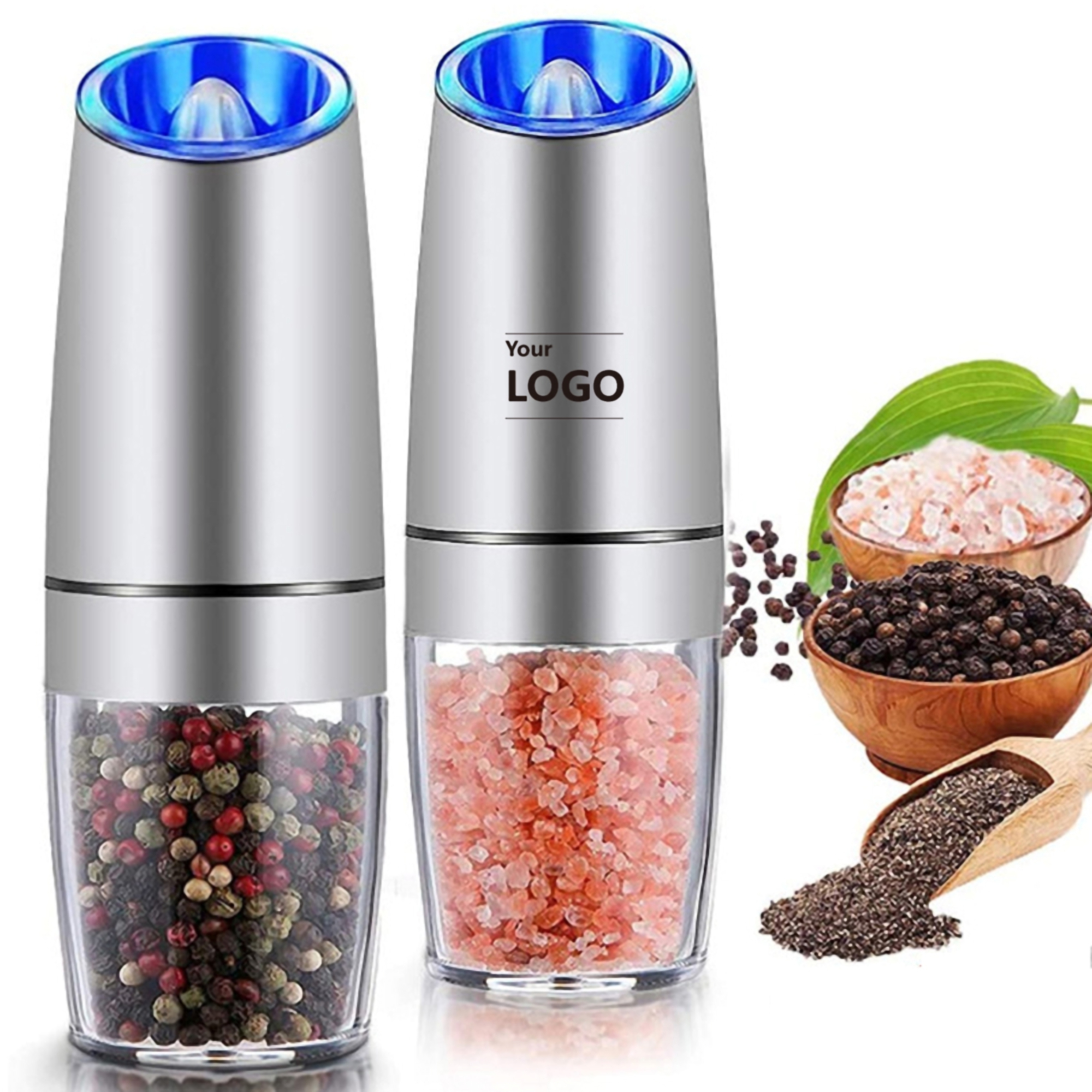 Electric Salt and Pepper Grinder Set 2