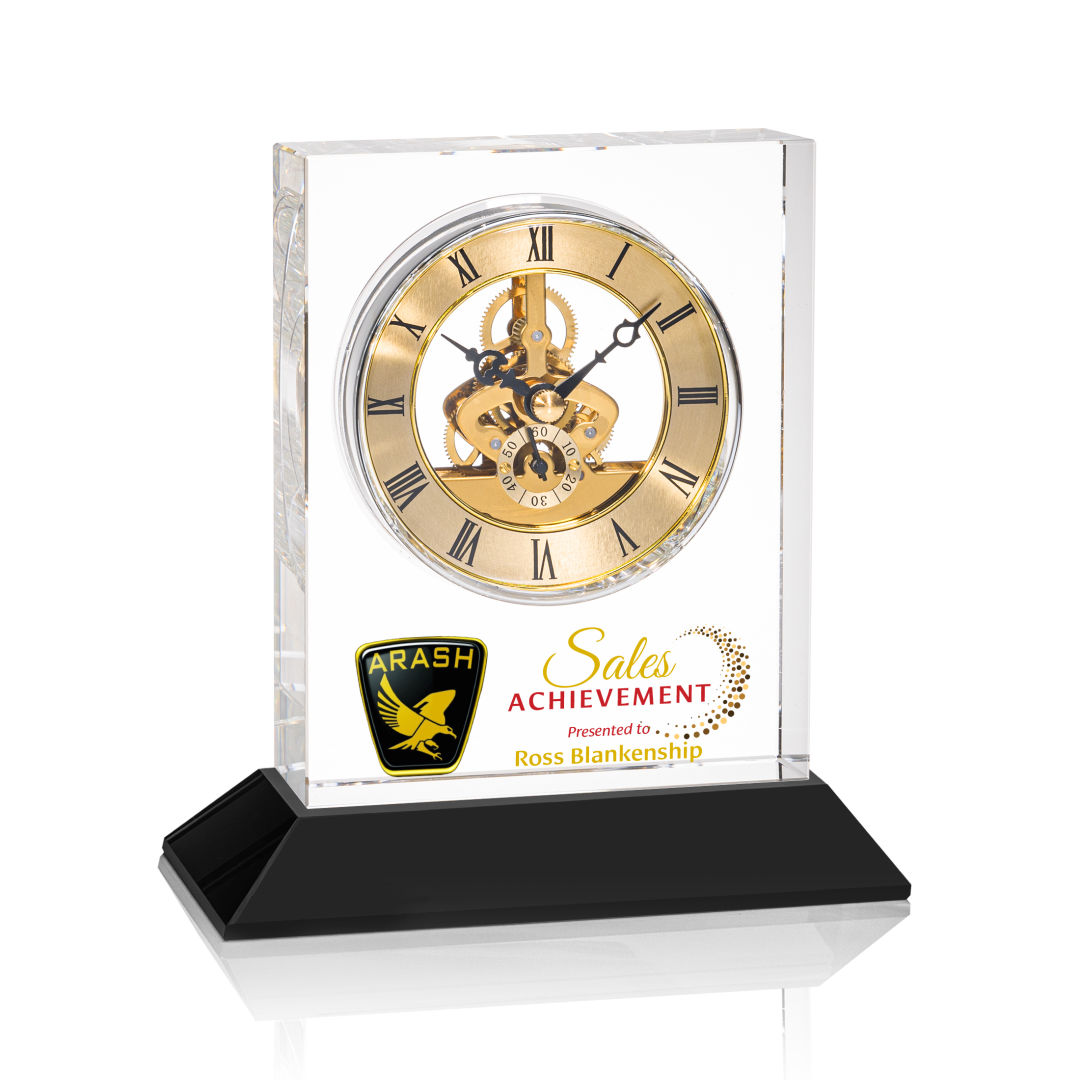 Ashland VividPrint™ Clock on Base - Gold Dial 29