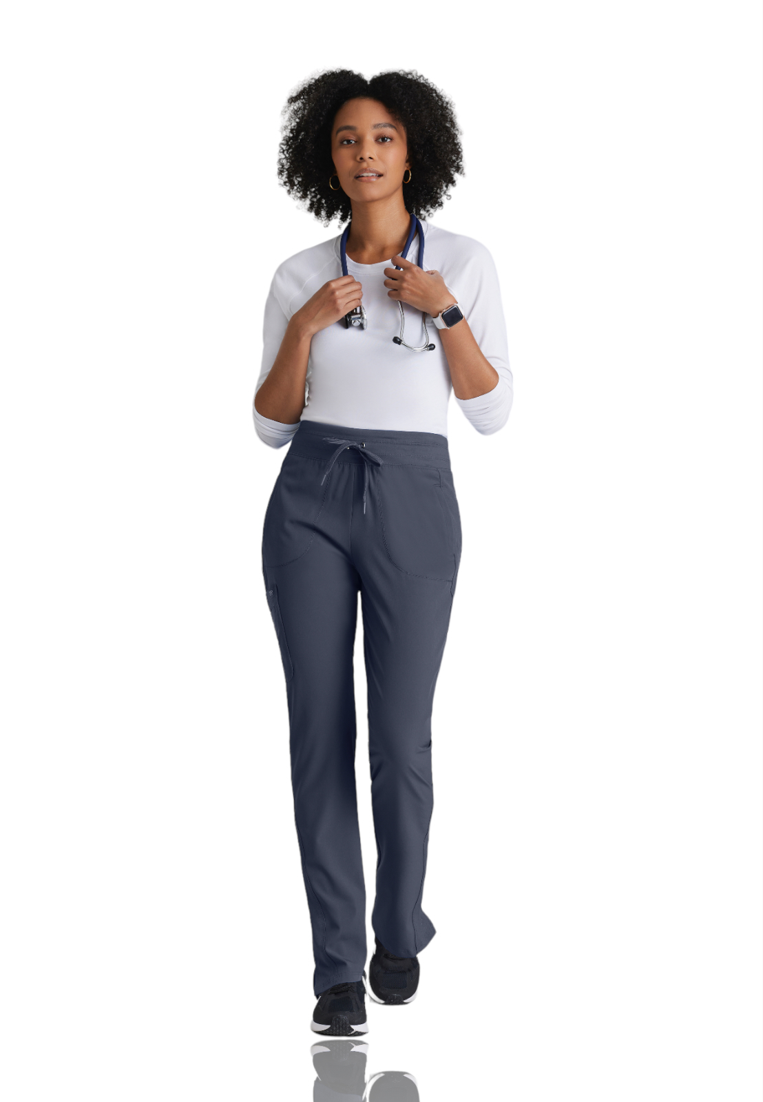 Barco One - Women's Five-Pocket Tapered Leg Uplift Scrub Pant 5
