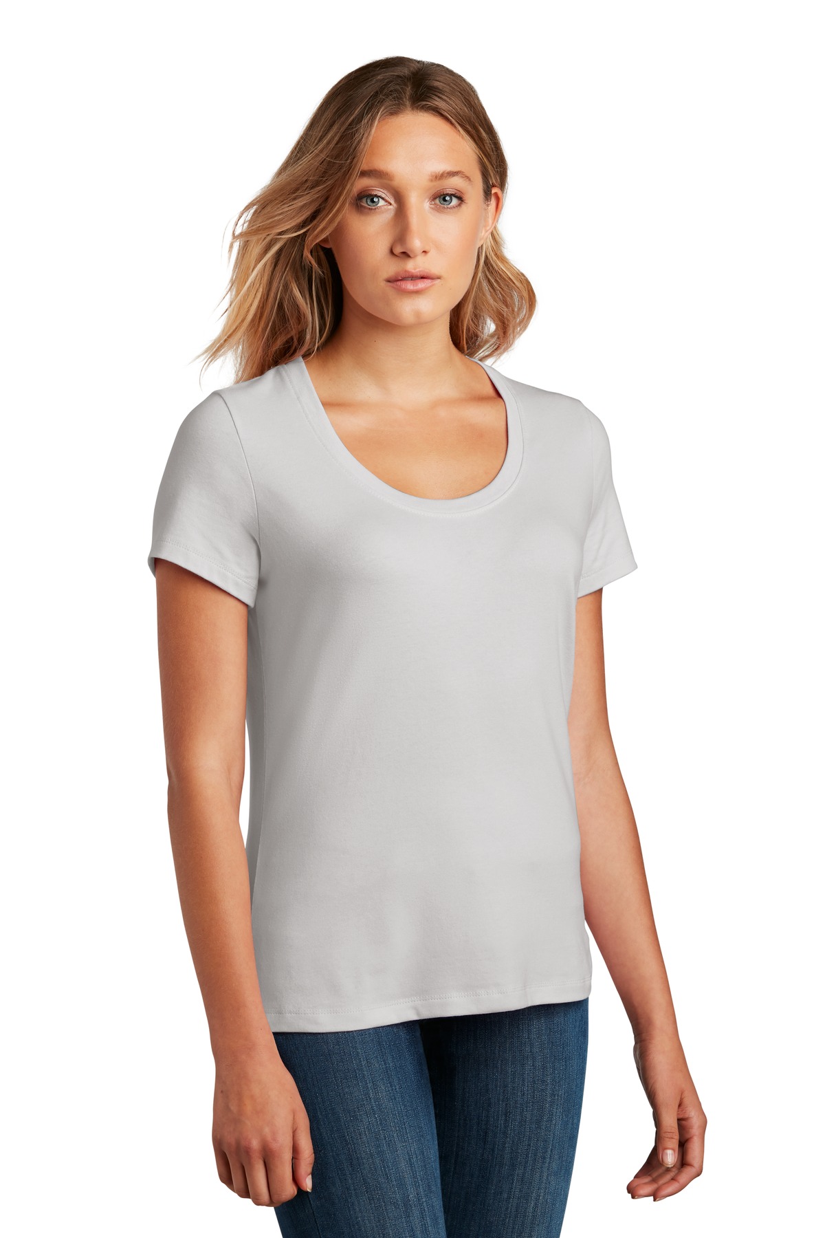District Women's Flex Scoop Neck Tee DT7501 19