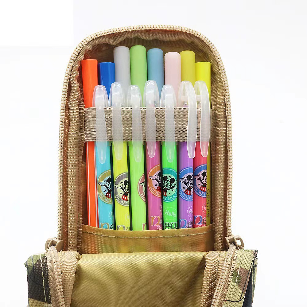 Camouflage Car shape Large Capacity Pencil Pouch Case 8