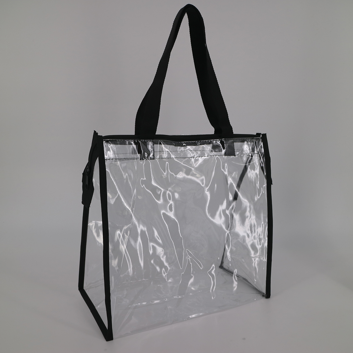 Clear Zippered Tote w/ Full Gusset 2