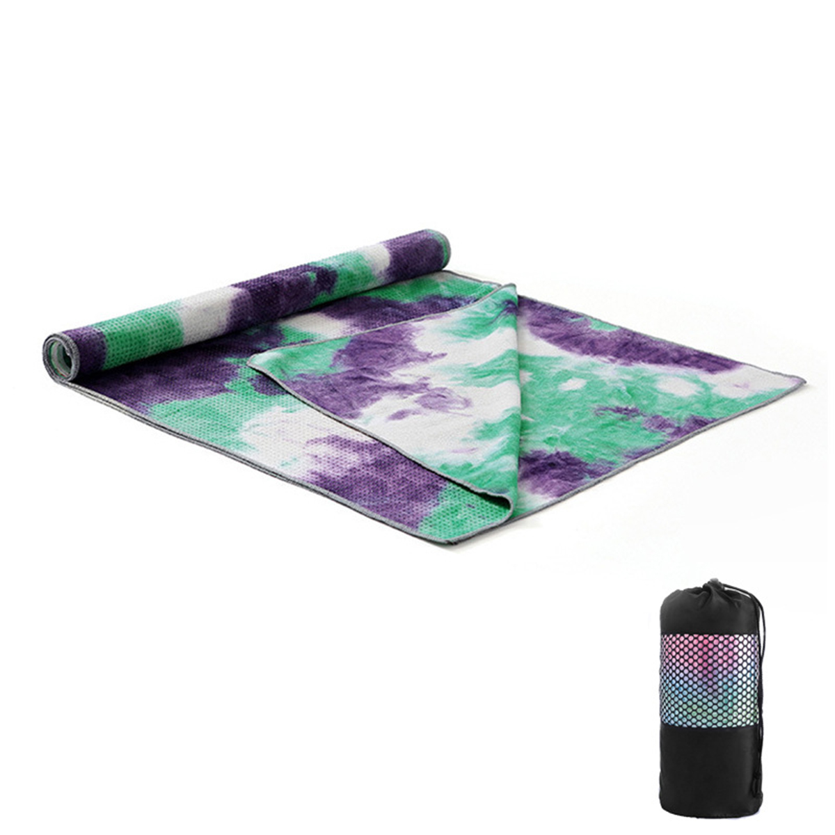 Non Slip Tie-Dye Yoga Towel 2