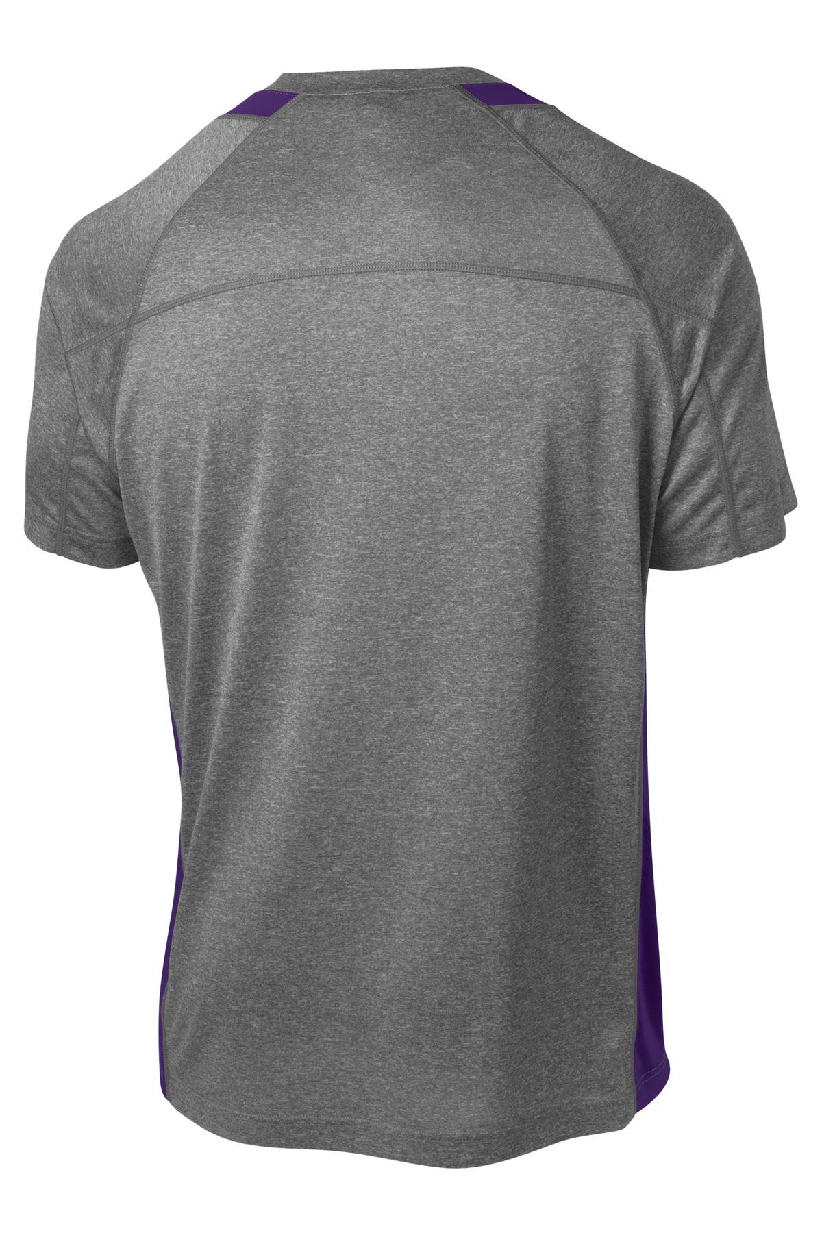 Sport-Tek Heather Colorblock Contender Tee. ST361 48