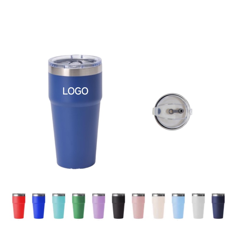 16 oz Stainless Steel Tumbler W/ Lid 2