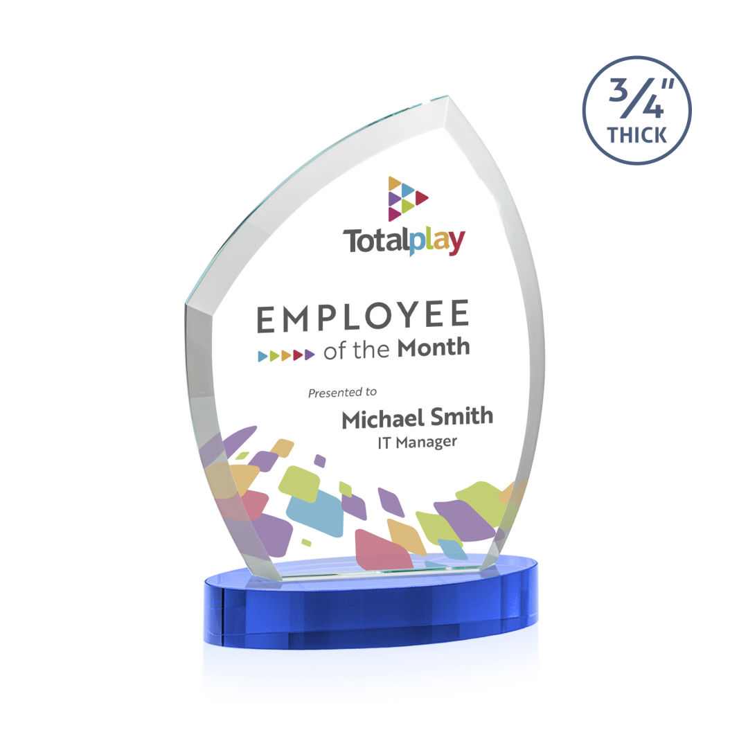 Daltry VividPrint™ Award on Alberton Base - Sky Blue 6