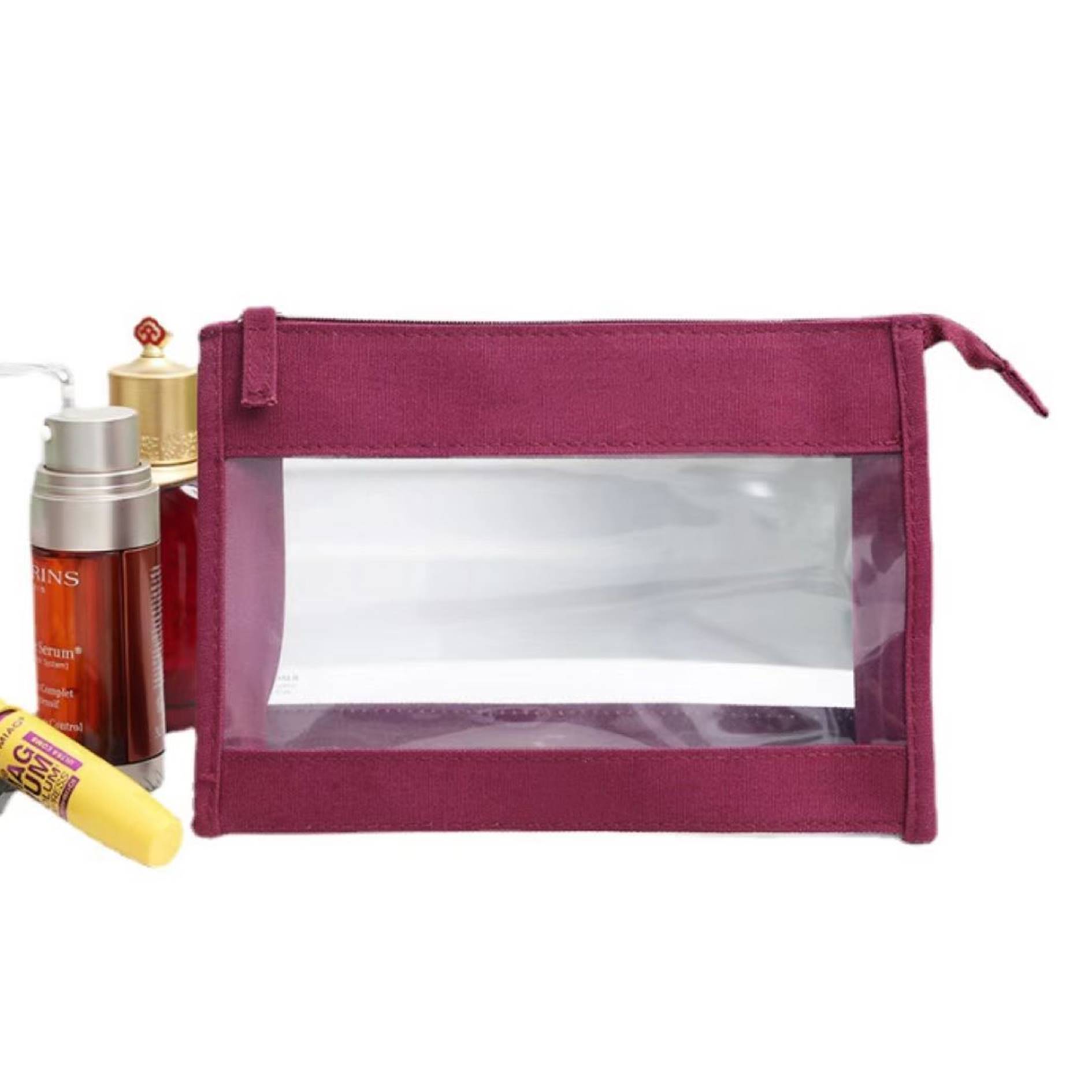Clear Canvas Cosmetic Bag 4