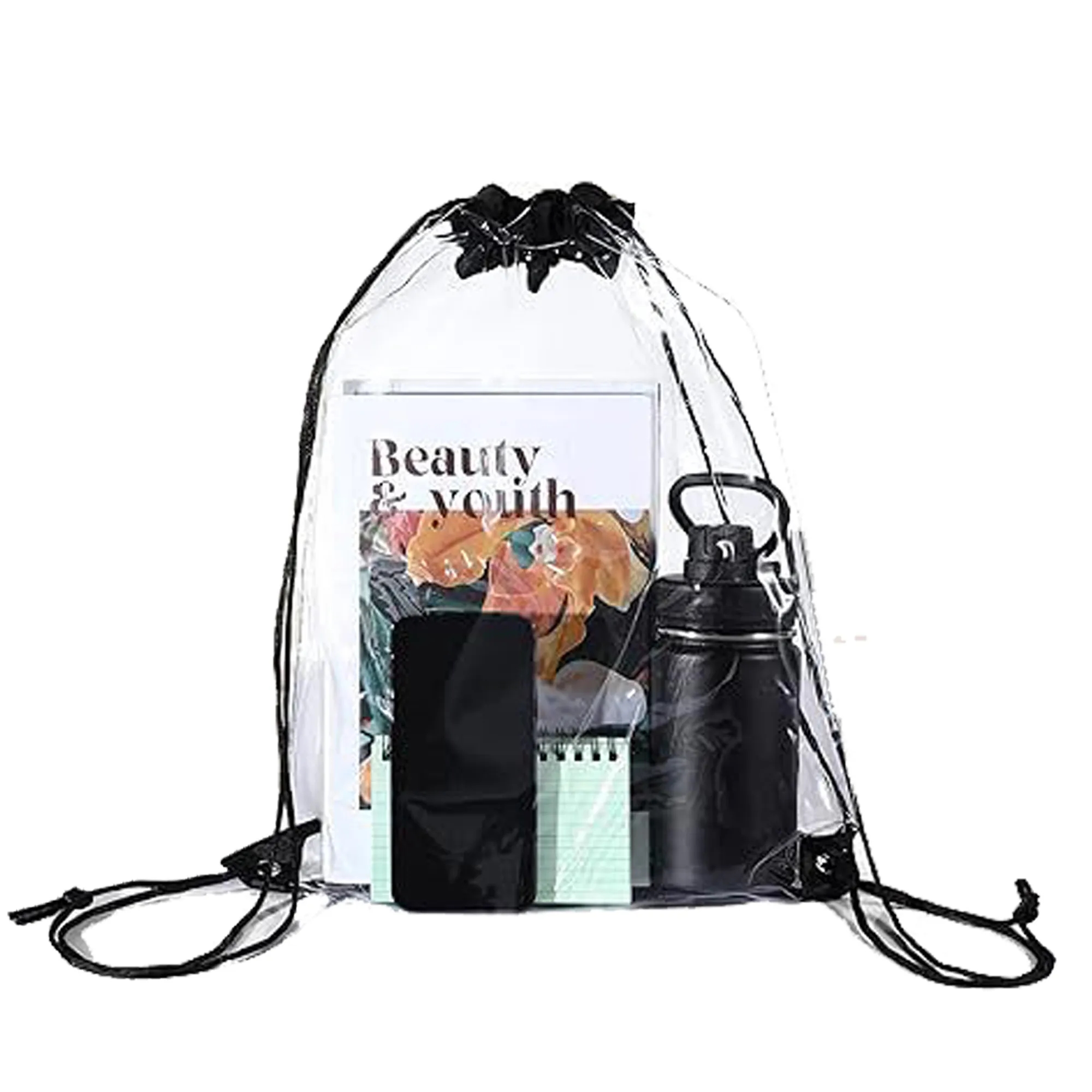 Clear Stadium Drawstring Backpack 3