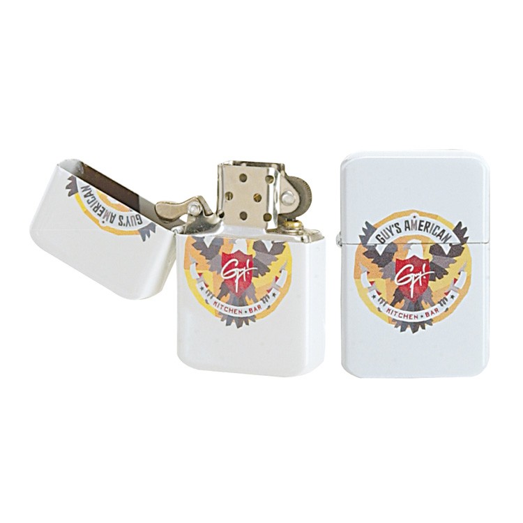 Oil Flip Top Wick Style Lighter (Without Oil) w/4 Color Process (VERSAprint™) 2