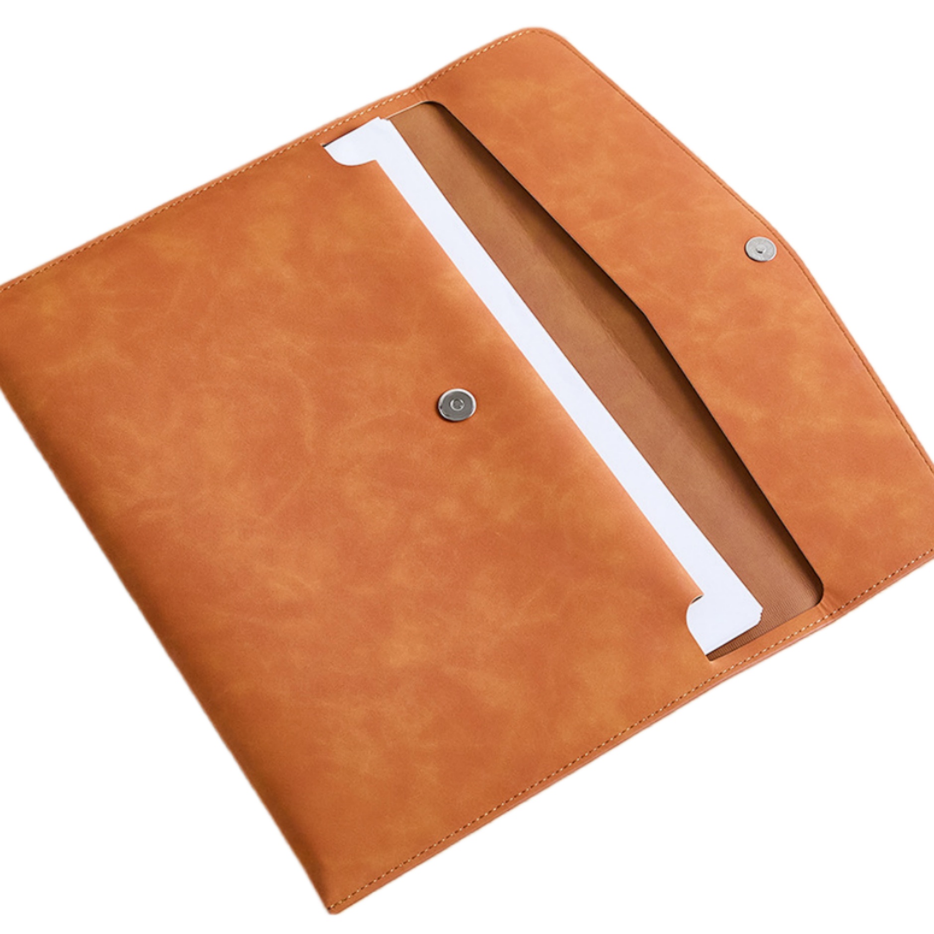 Waterproof PU Leather A4 File Folder Laptop Sleeve Pouch 4