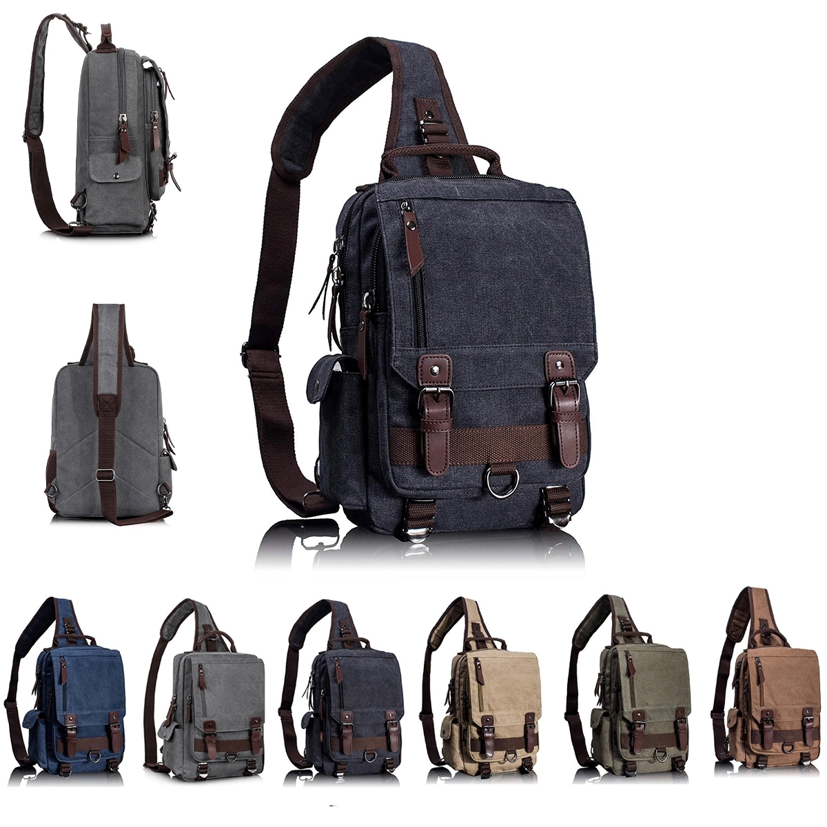 Canvas Messenger Bag 1