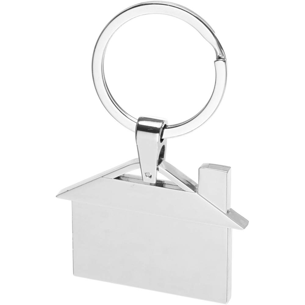 House Shaped Metal Keychain 2