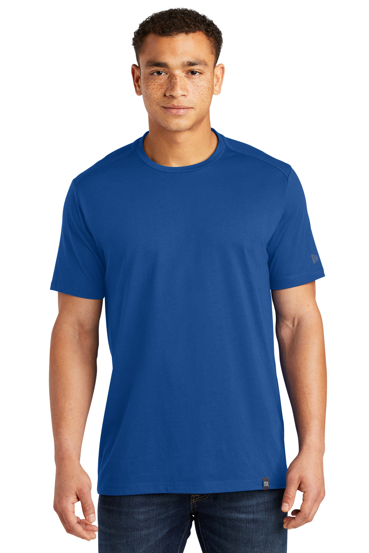 New Era Heritage Blend Crew Tee. NEA100 204