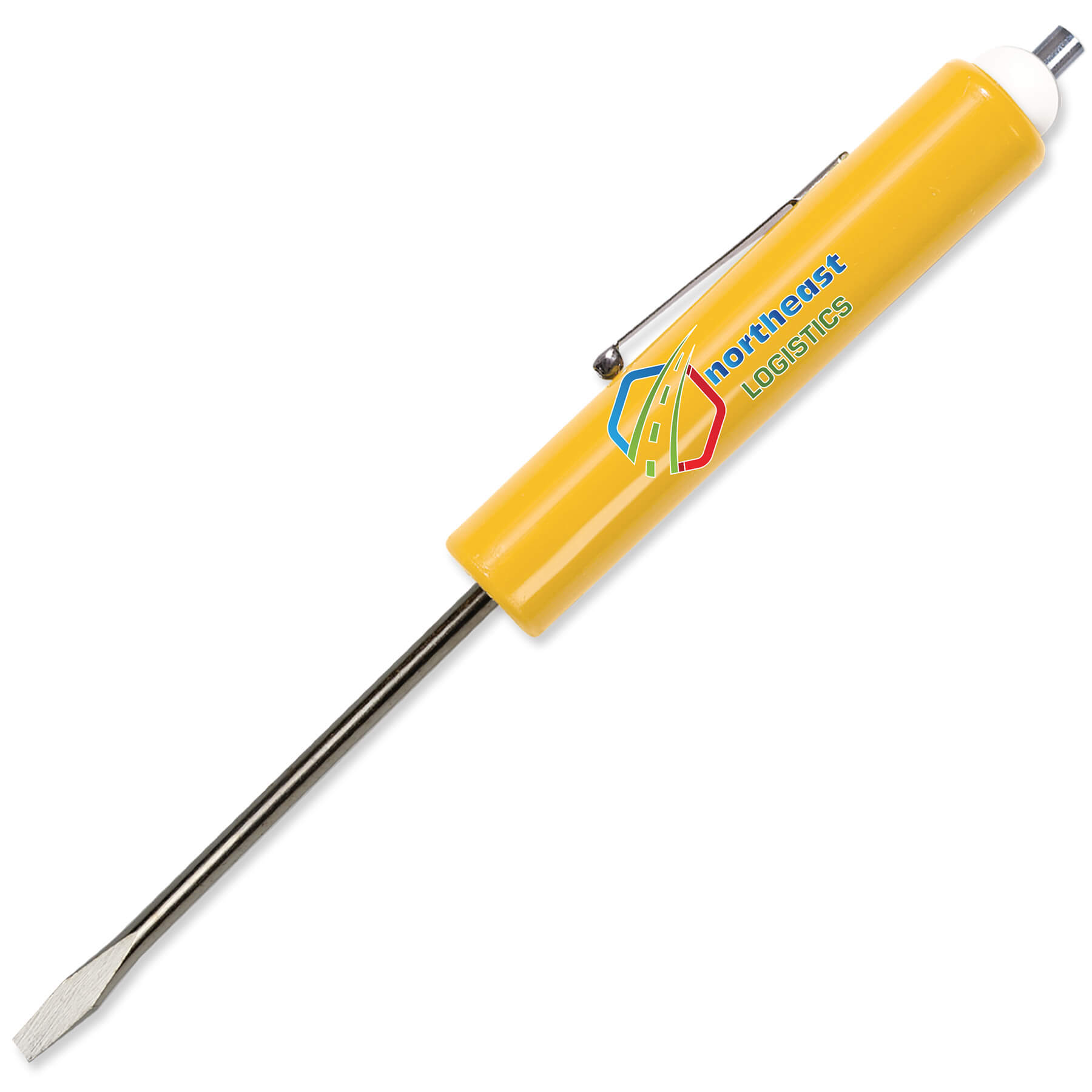 Jumbo Pocket Screwdriver 1/8" Flat Tip Blade + Magnet Top 39