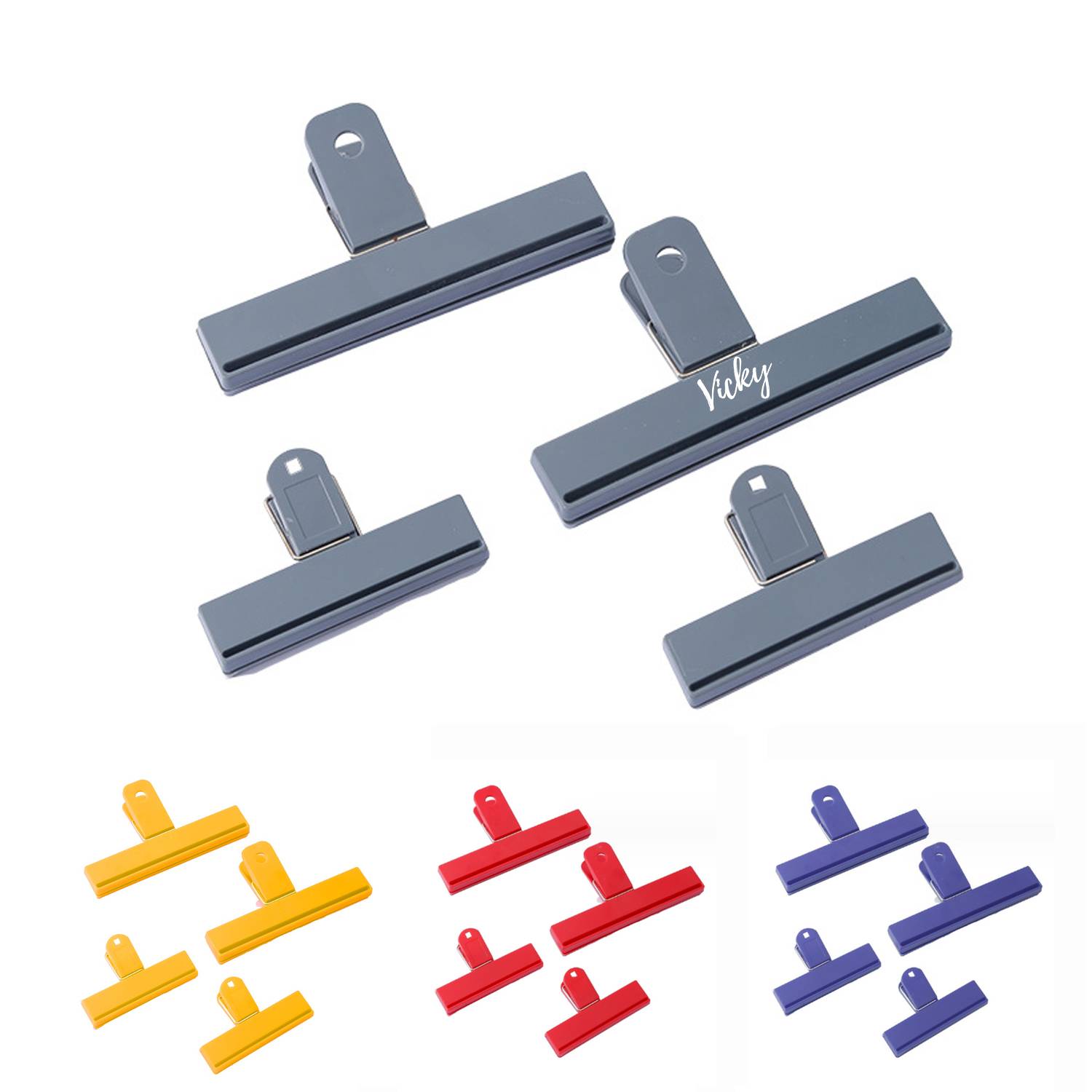 4pcs Plastic Food Bag Sealed Clip 2
