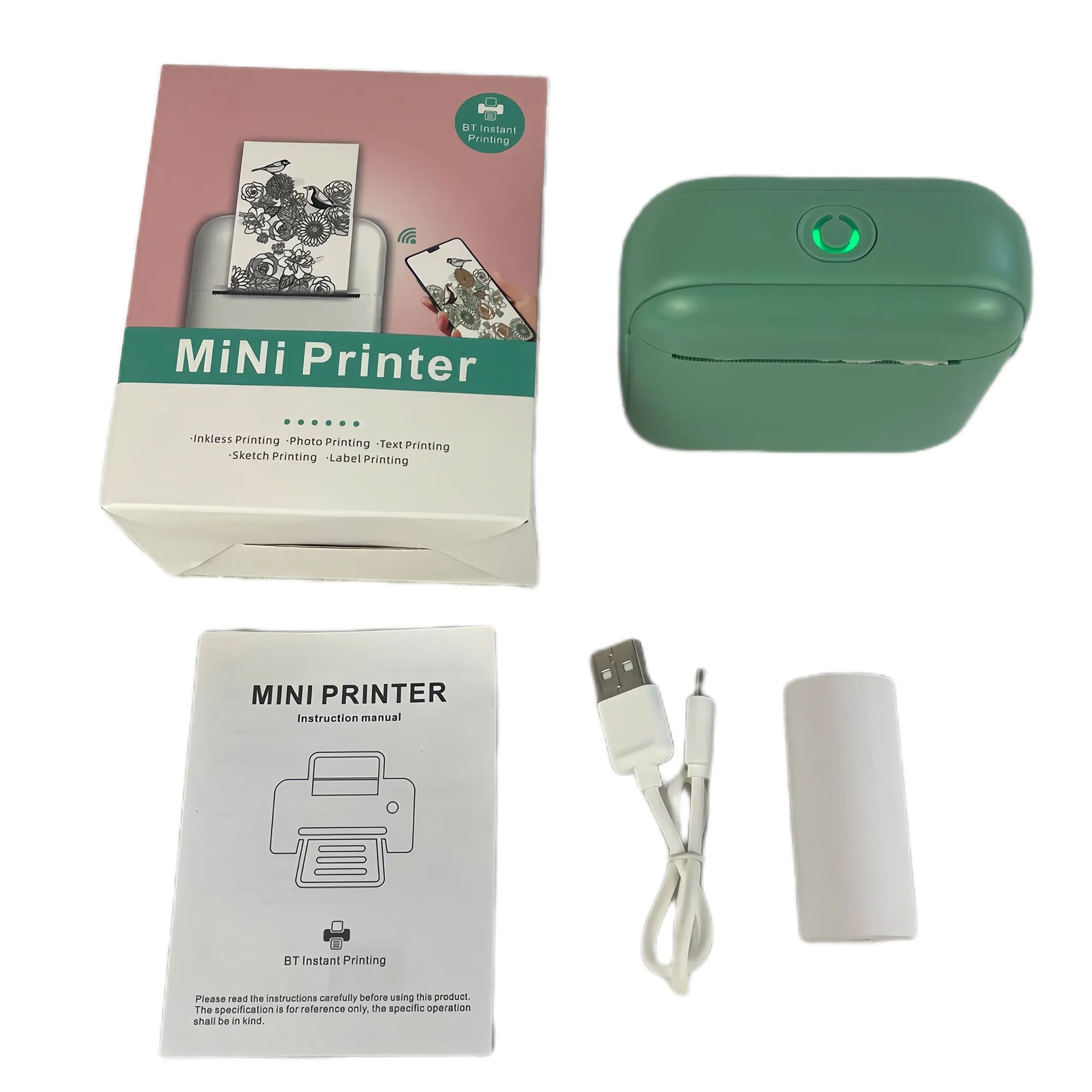 Smart Portable Mini Thermal Printer For Kids Photos Gifts 2
