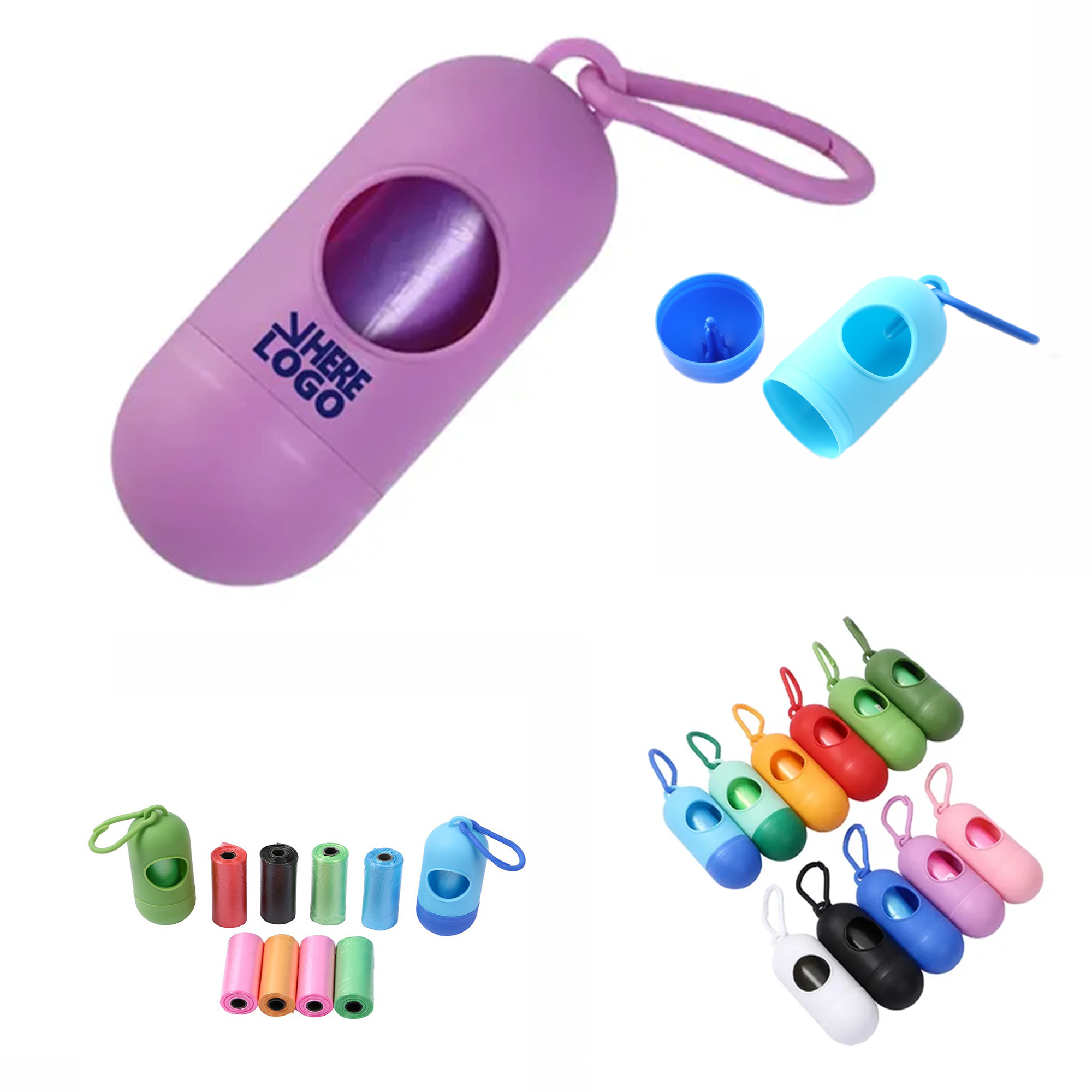 Pet Garbage Bag With Hook MOQ 10pcs 2