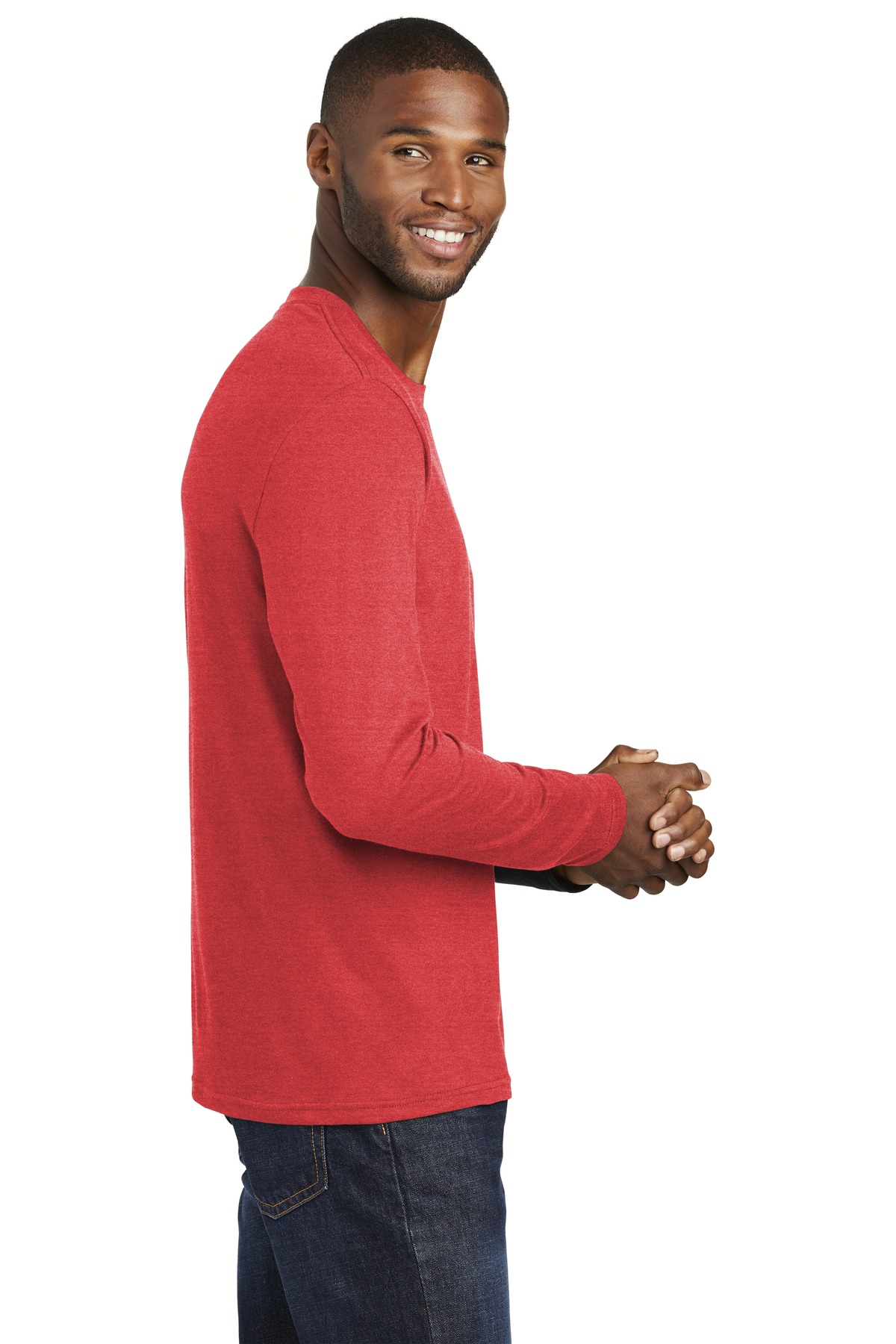 Port & Co Long Sleeve Fan Favorite Blend Tee. PC455LS 21