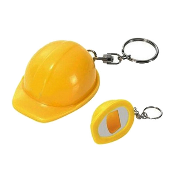 Construction hat bottle opener keychain/Hot sell promotional 2