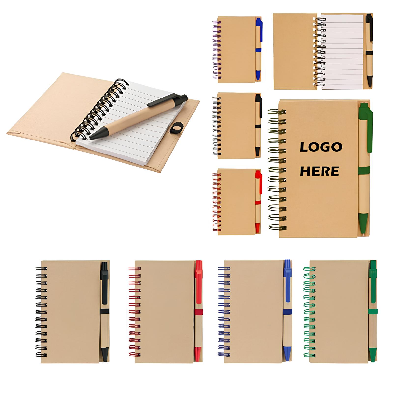 Recycled Spiral Notebook W/ Pen 2
