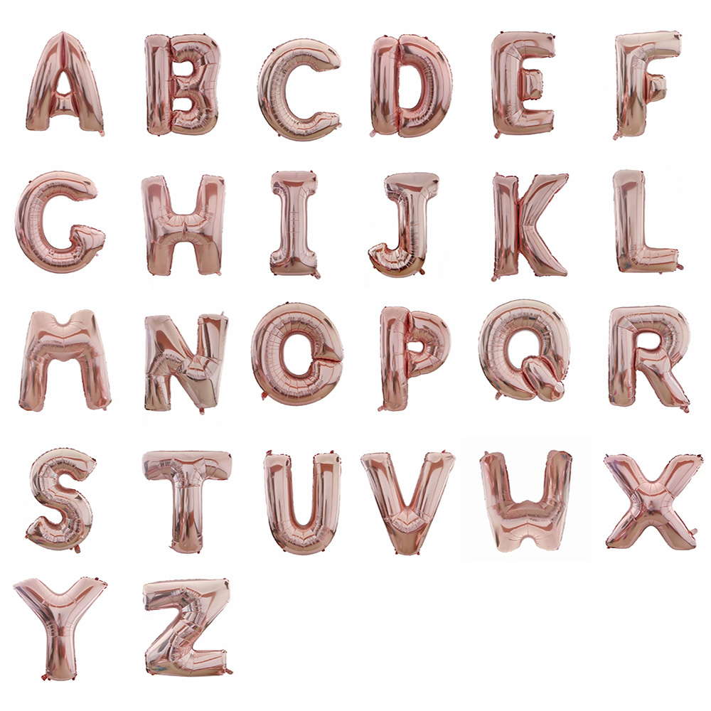 32" Number & Letter Balloons 29