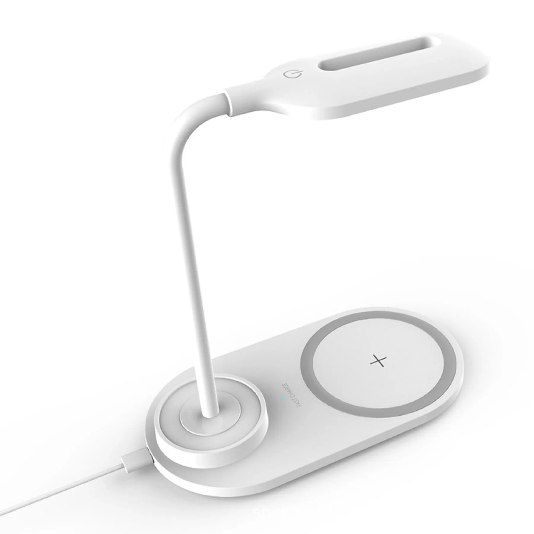 2 in 1 10W Fast Wireless Charger with Desk Lamp 2
