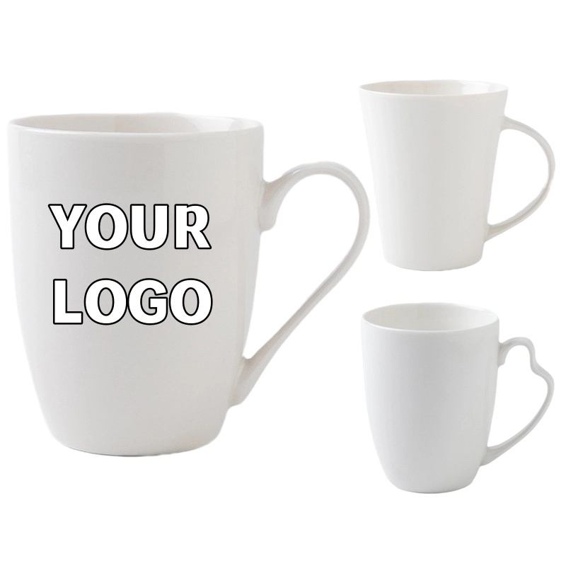 11 oz. Advertising Ceramic Mugs for Milk Juice 1