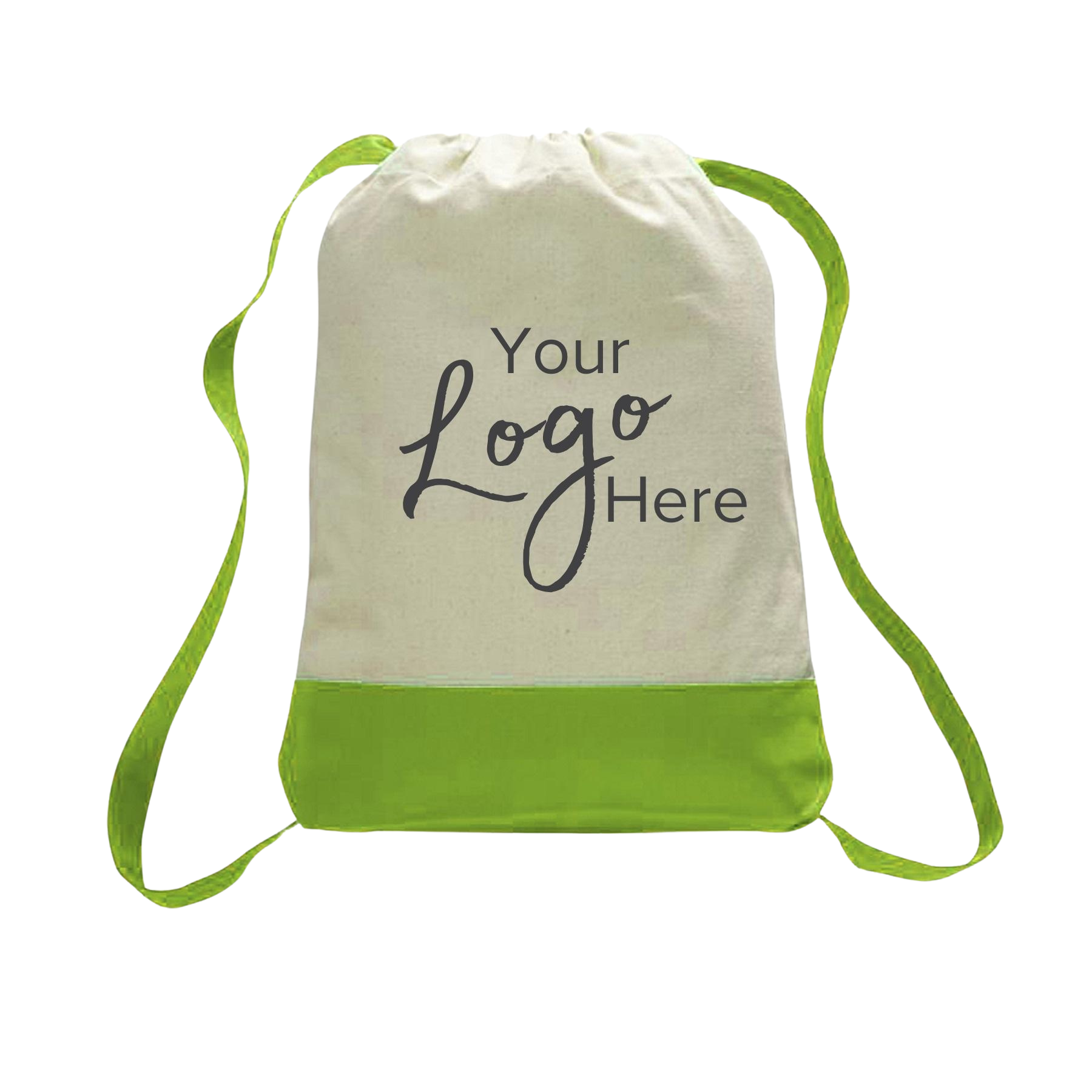 Canvas 2 Tone Sport Backpack 14" W x 18" H with 2" Gusset 2