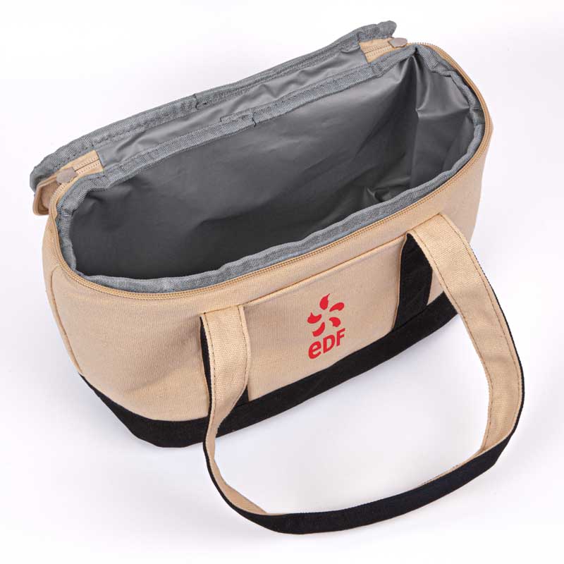 Insulated Cotton Lunch Tote 4