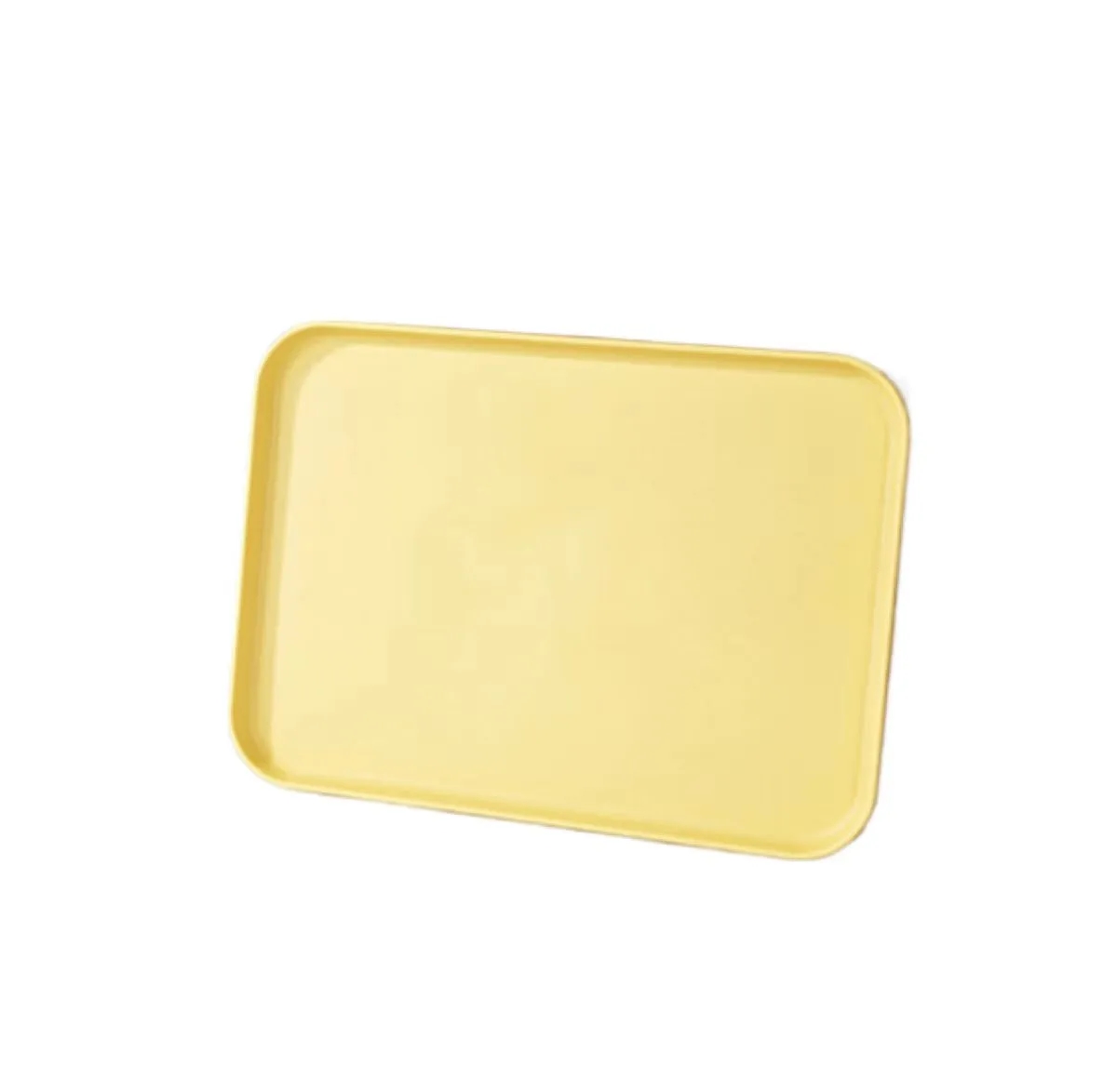 Fast Food Wheat Straw Rectangular Serving Tray 10