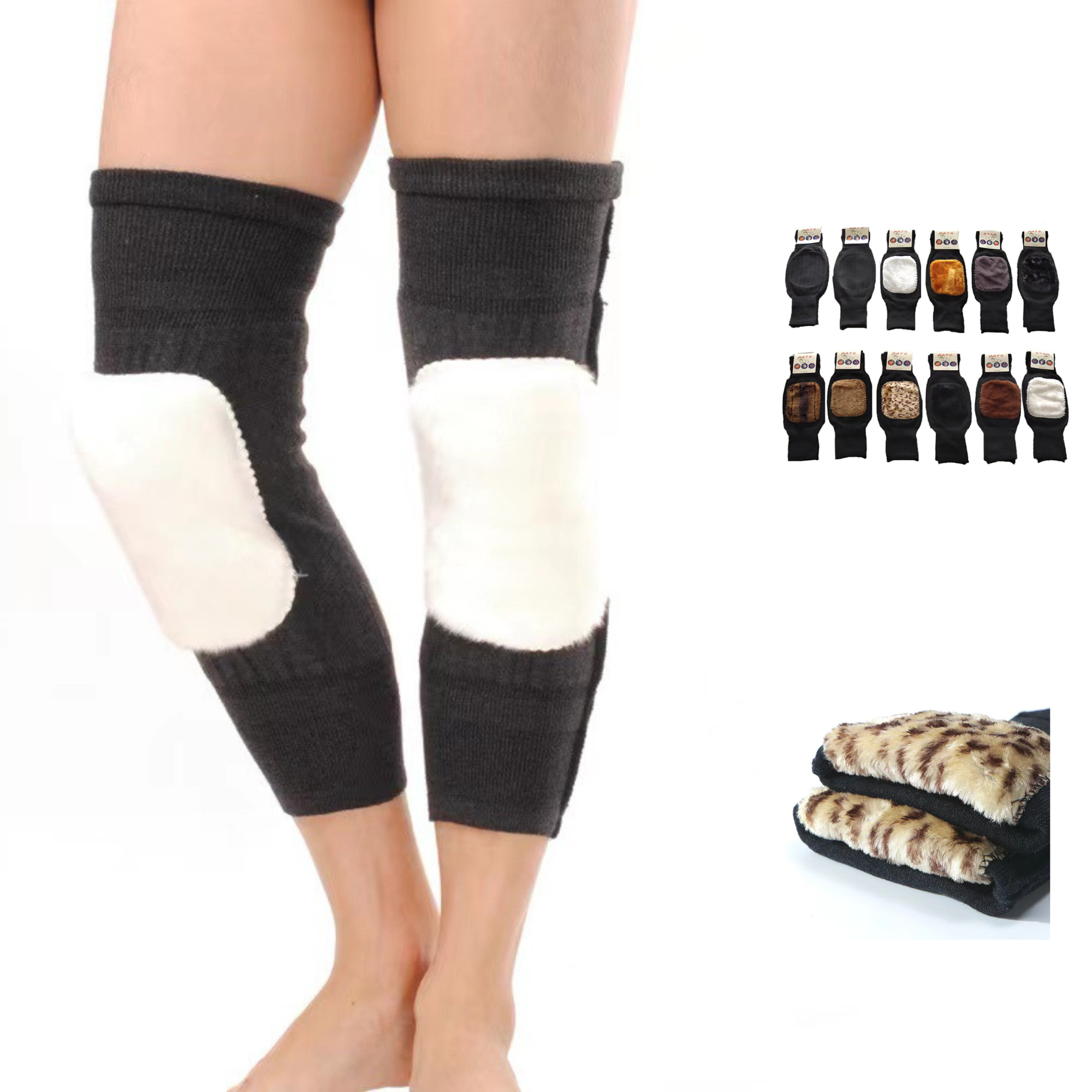 Fleece Knee Pads for Warmth 2
