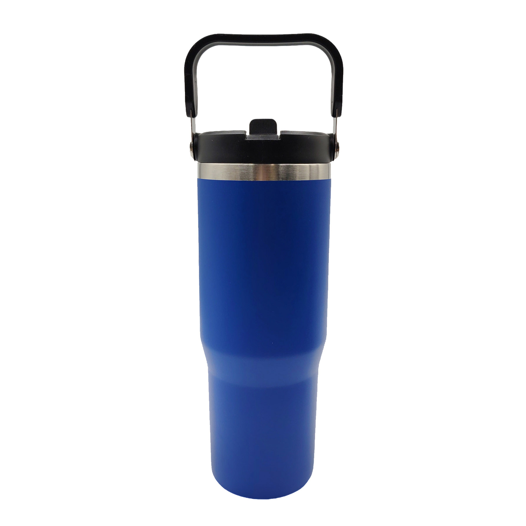 30 oz. Stainless Steel Insulated Mug with Handle and Built-In Straw 7