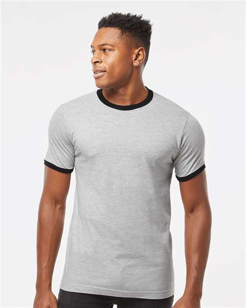 Unisex Fine Jersey Ringer T-Shirt - 246 1