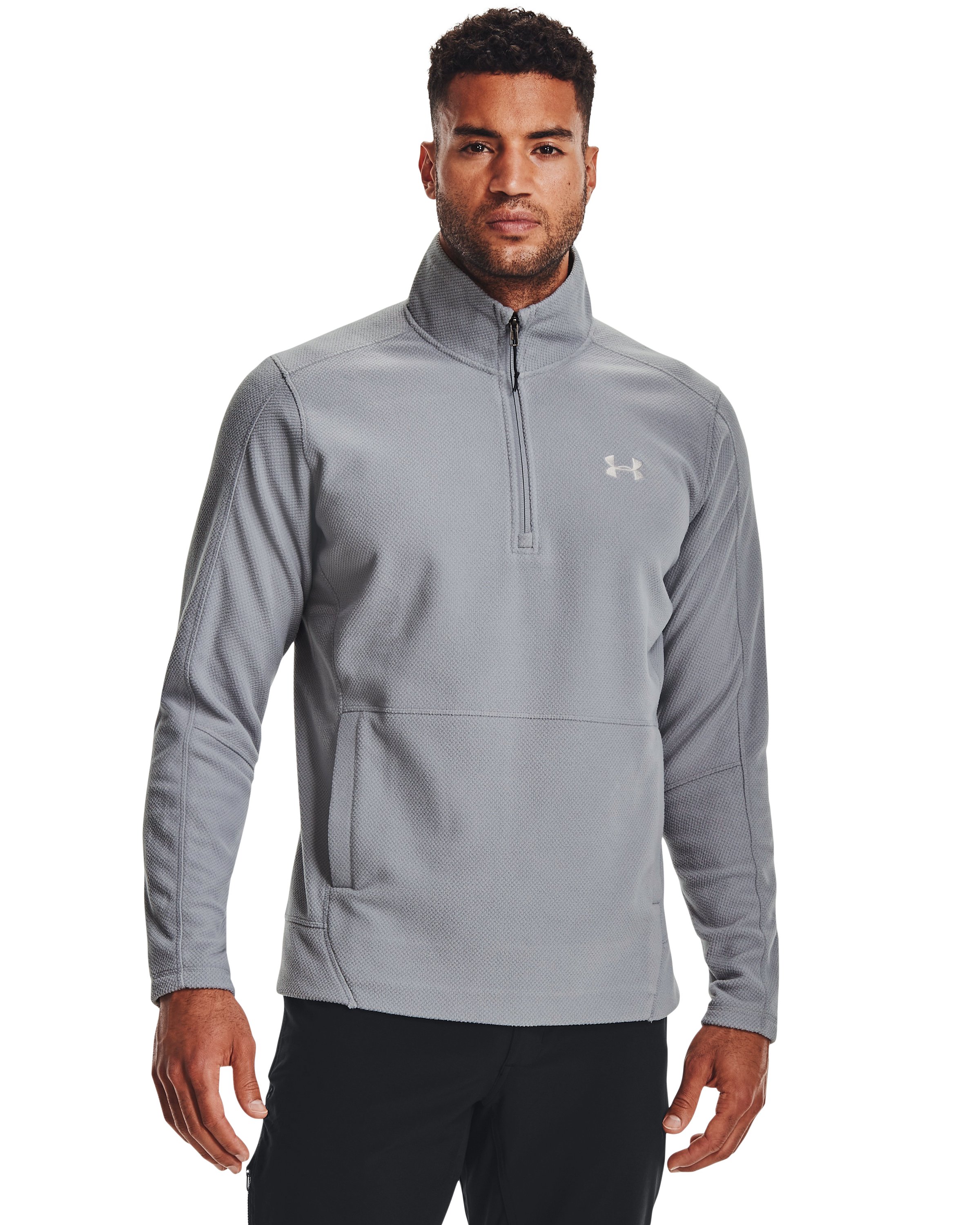 Men's UA OffGrid Fleece Solid Zip 3