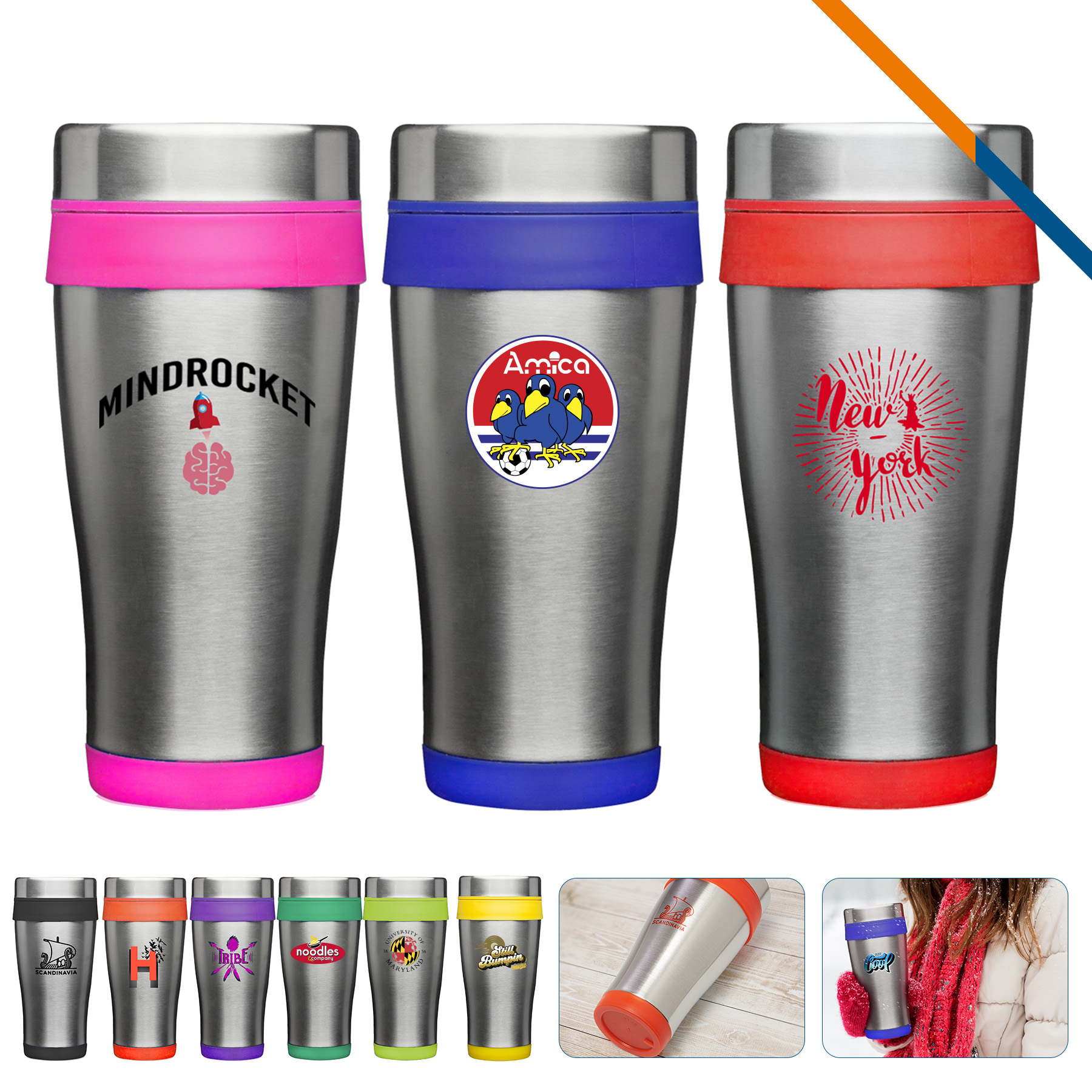 Stone Stainless Steel Mug - 16 OZ. 10