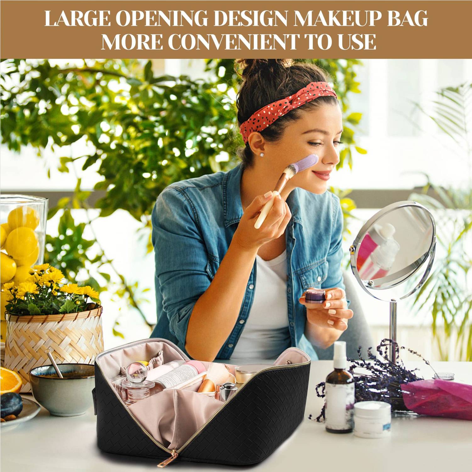 PU Leather Makeup Bag 3