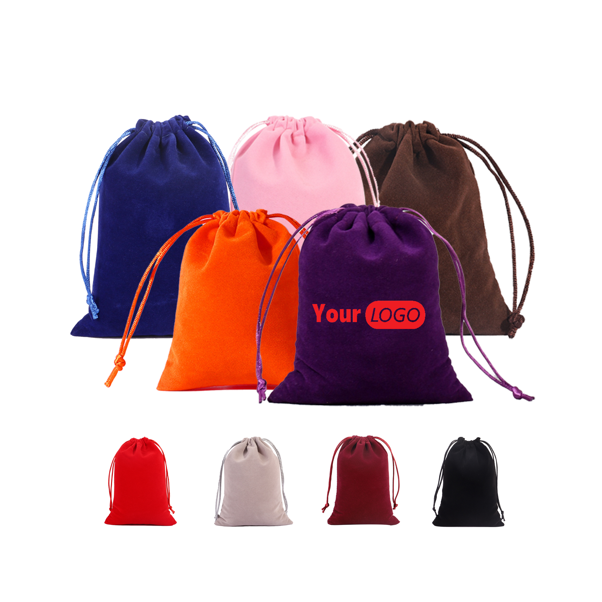 Portable Drawstring Plush Bag 2