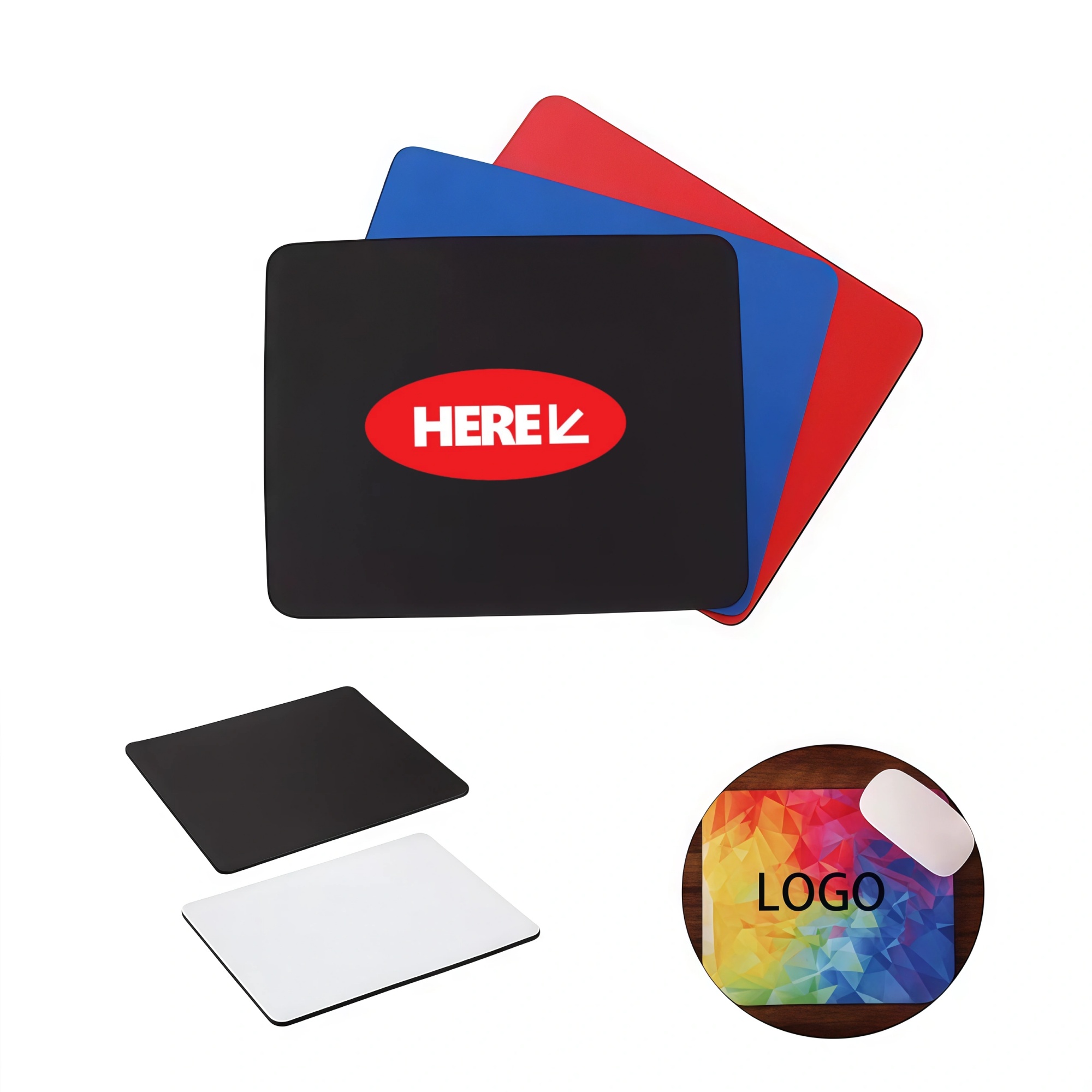 MOQ 10pcs Custom Square Mouse Pads 2