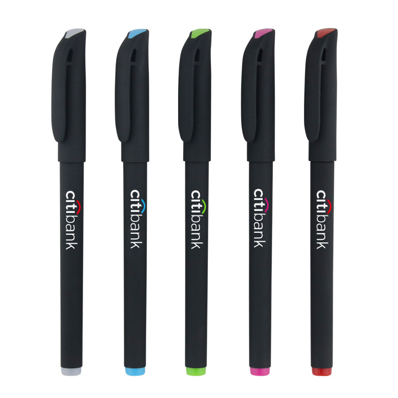 Plastic Soft Touch Gel Pens 4