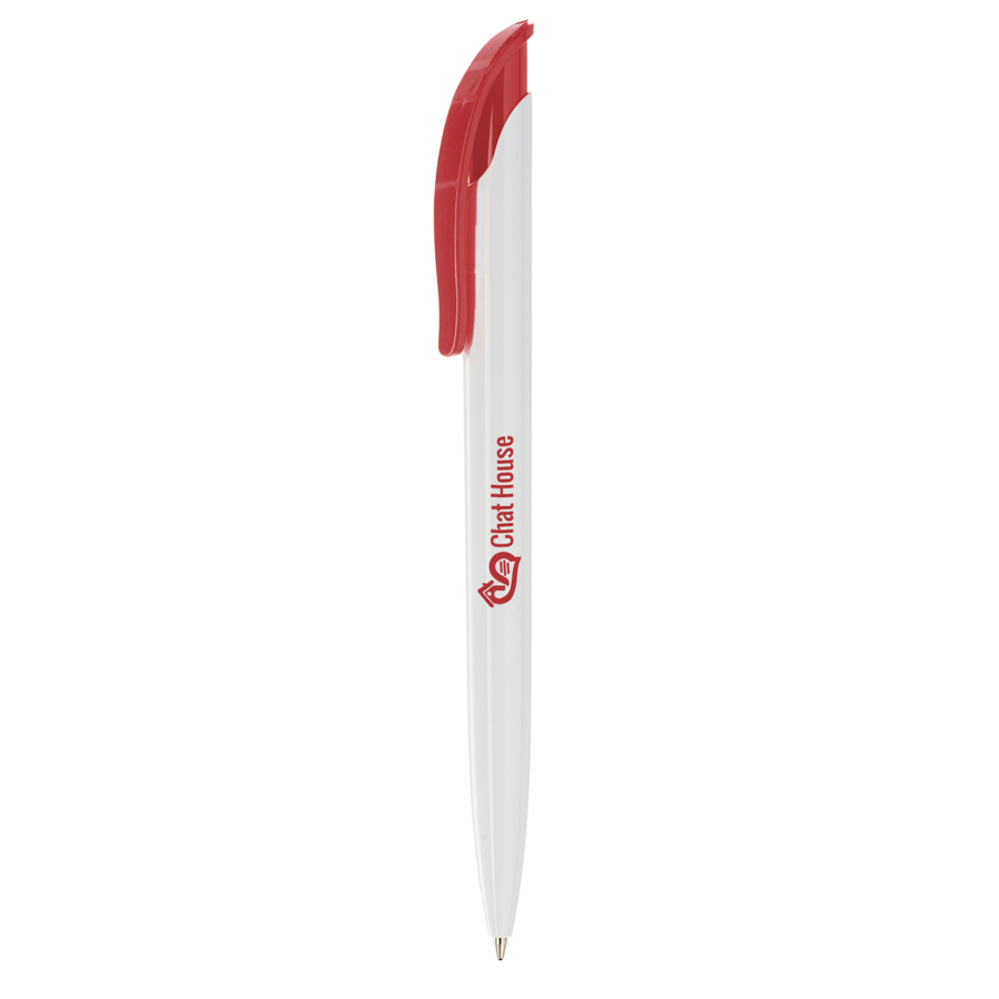Full Tint White Plastic Pens 3