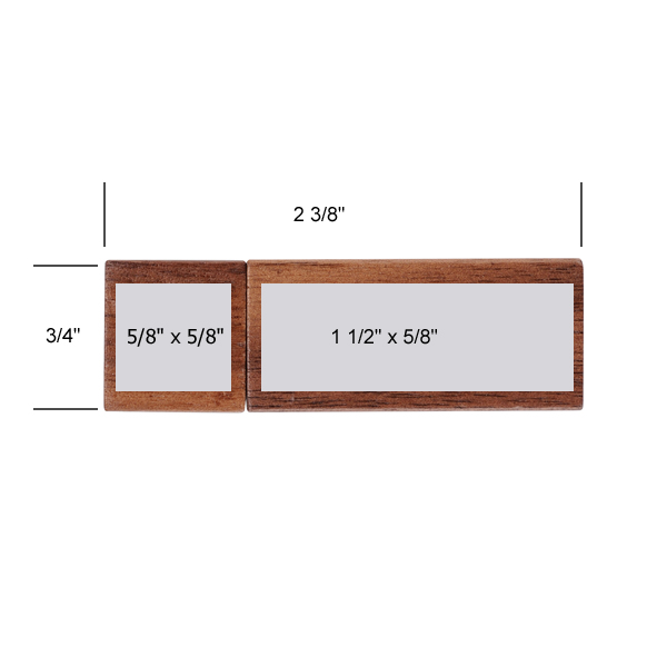 Elburn Walnut USB Flash Drive 4