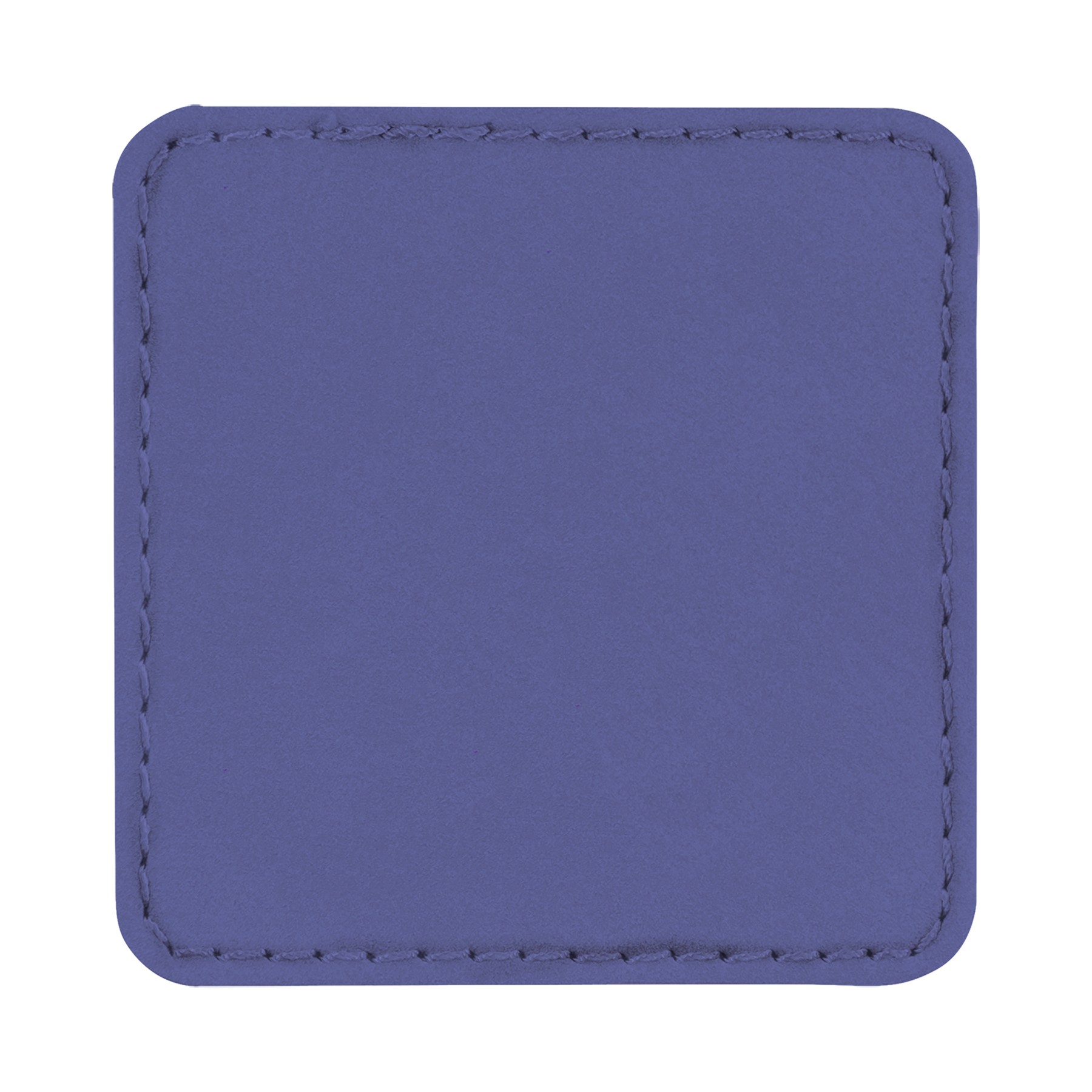 2" Purple Leatherette Square Patch with Adhesive 1
