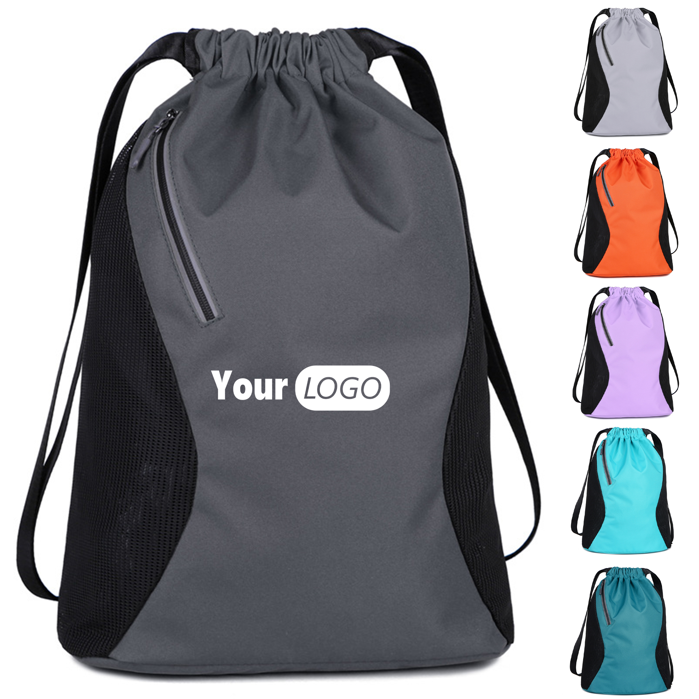 Oxford Shoulder Drawstring Drawstring Backpack 6