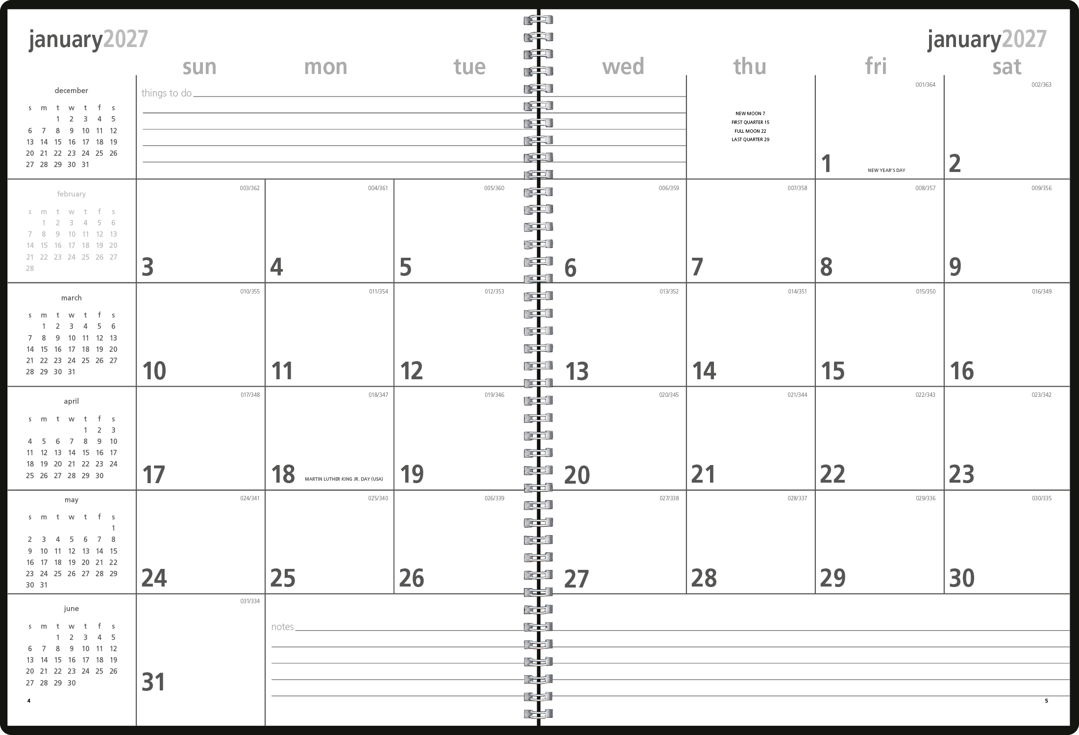 Triumph® Calendars Monthly & Weekly Planner 50
