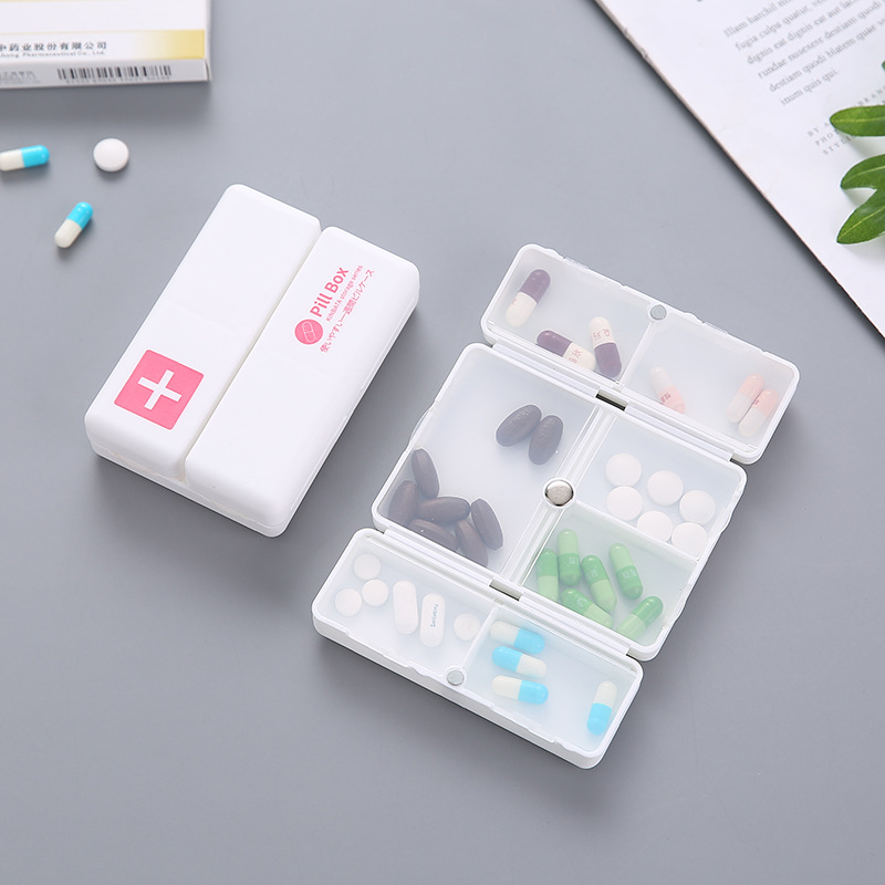 Detachable Weekly 7 Compartments Pill Box 9