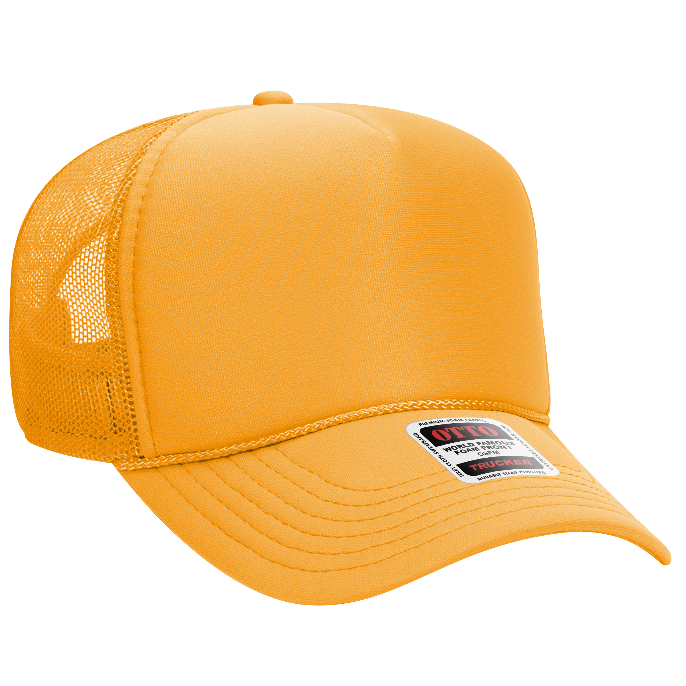OTTO CAP® 5 Panel Mid Profile Mesh Back Trucker Hat 48