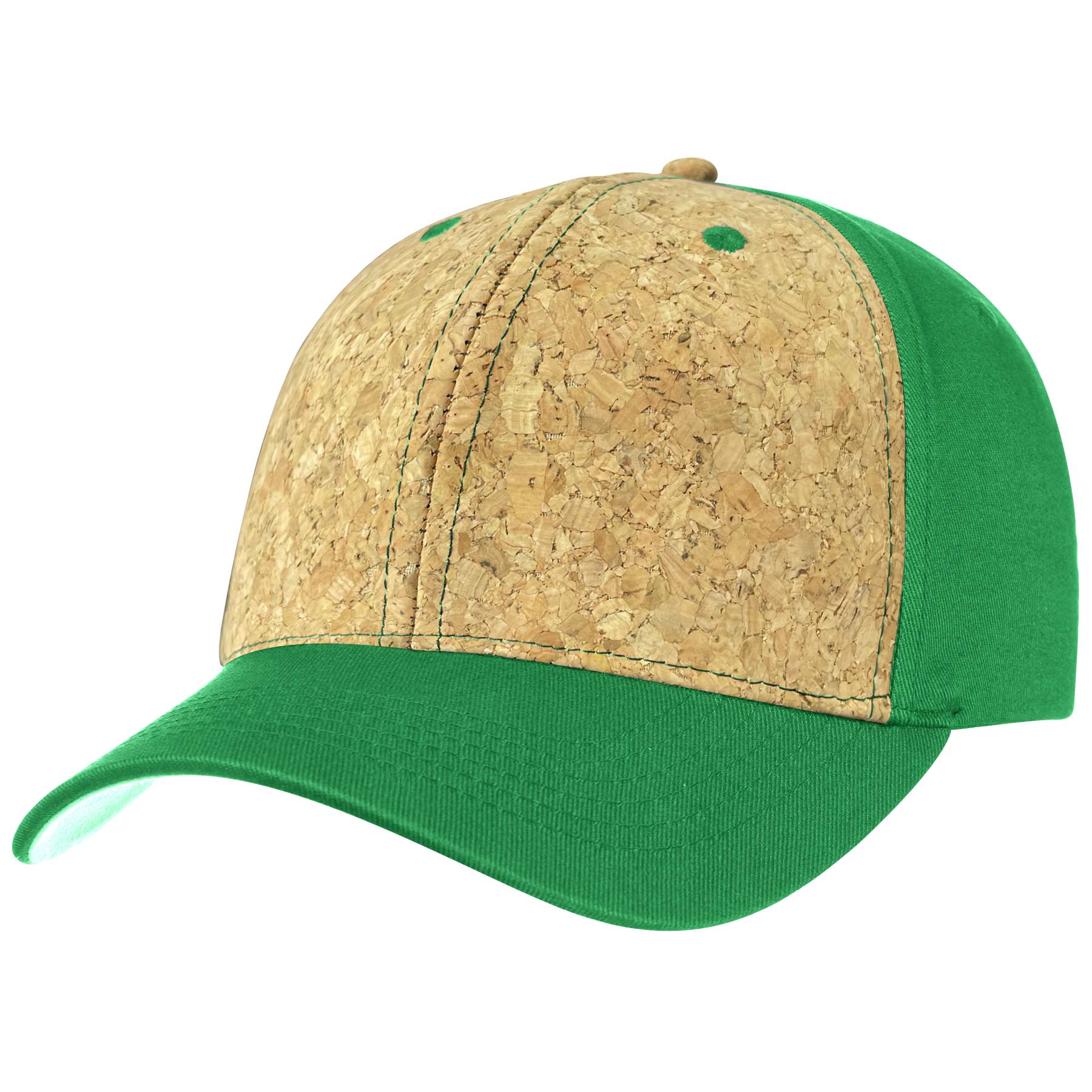 Two Tone 6 Panel Cork Trucker Baseball Cap 9